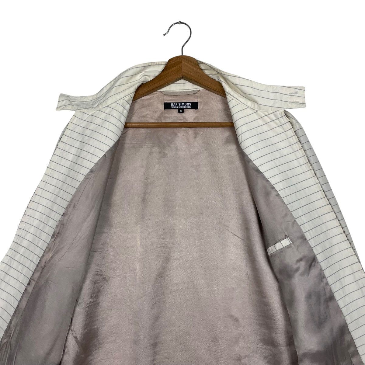 Raf Simons Rare Raf Simons SS07 Stripes Single R Bomber Jacket Size US S / EU 44-46 / 1 - 12 Thumbnail