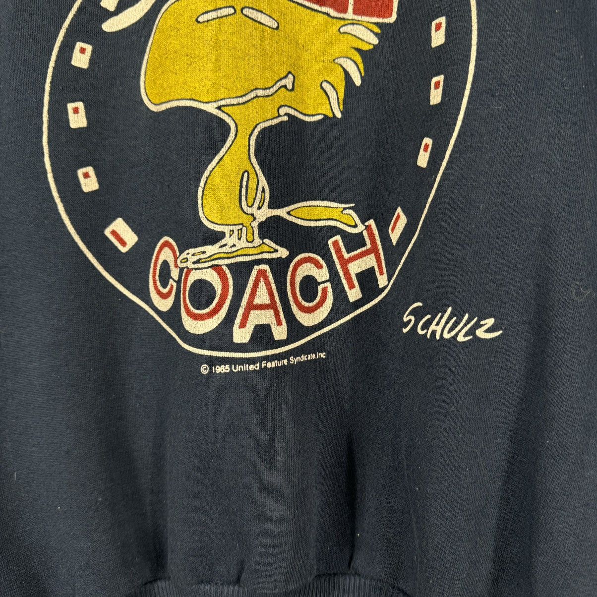Peanuts × Vintage Vintage 1965 Peanuts Snoopy Coach Assistant Schulz Sweat Size US L / EU 52-54 / 3 - 3 Thumbnail