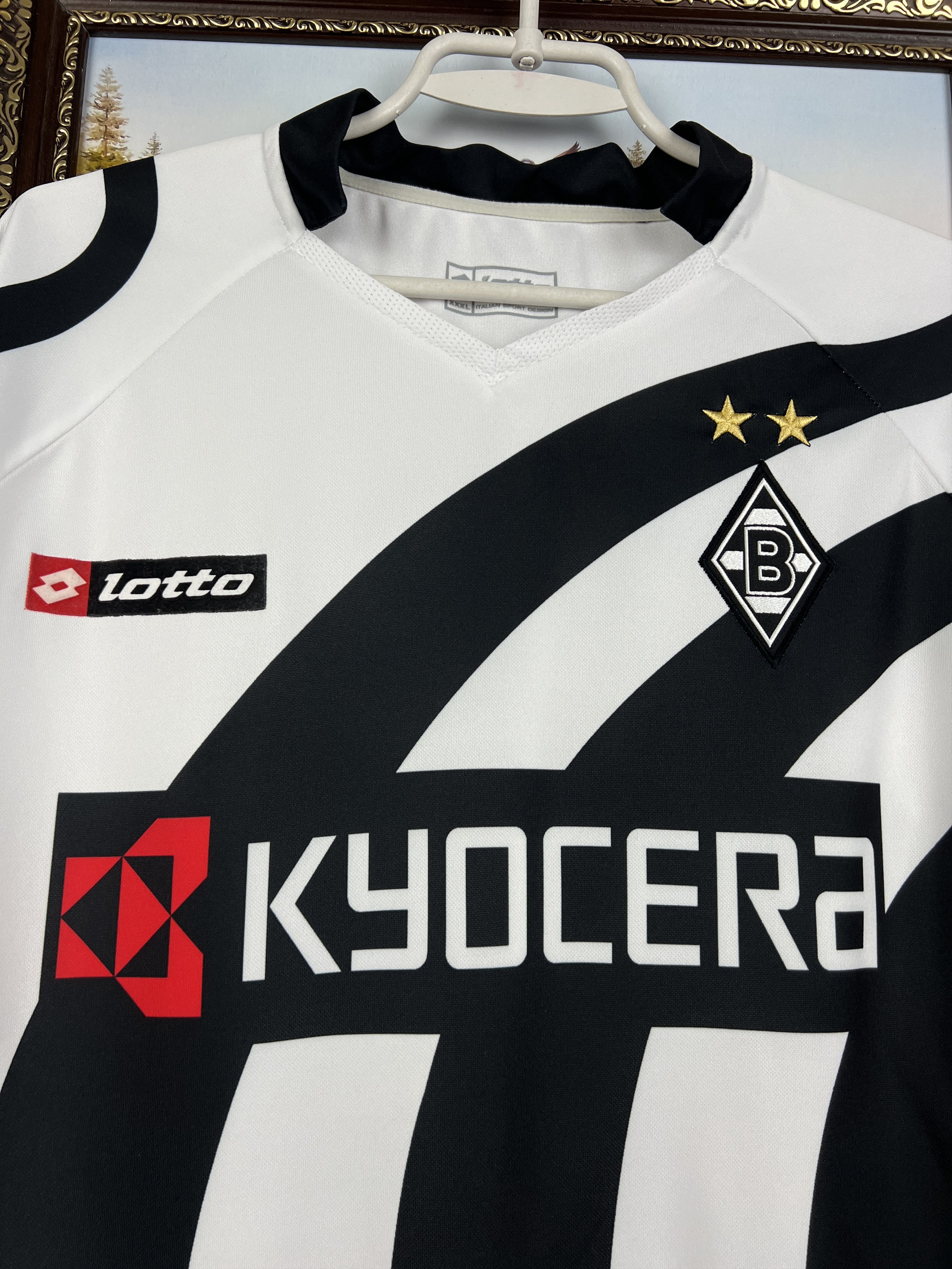 Lotto Sport Monchengladbach football shirt Soccer Jersey Trikot Sz 3XL Size US XXL / EU 58 / 5 - 3 Thumbnail