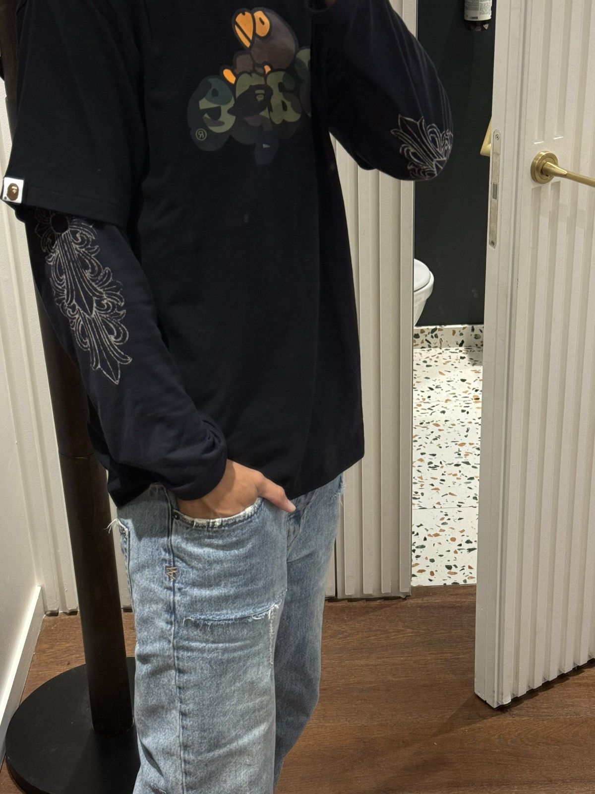 Chrome Hearts Chrome hearts Floral cross vintage longsleeve Size US S / EU 44-46 / 1 - 7 Thumbnail