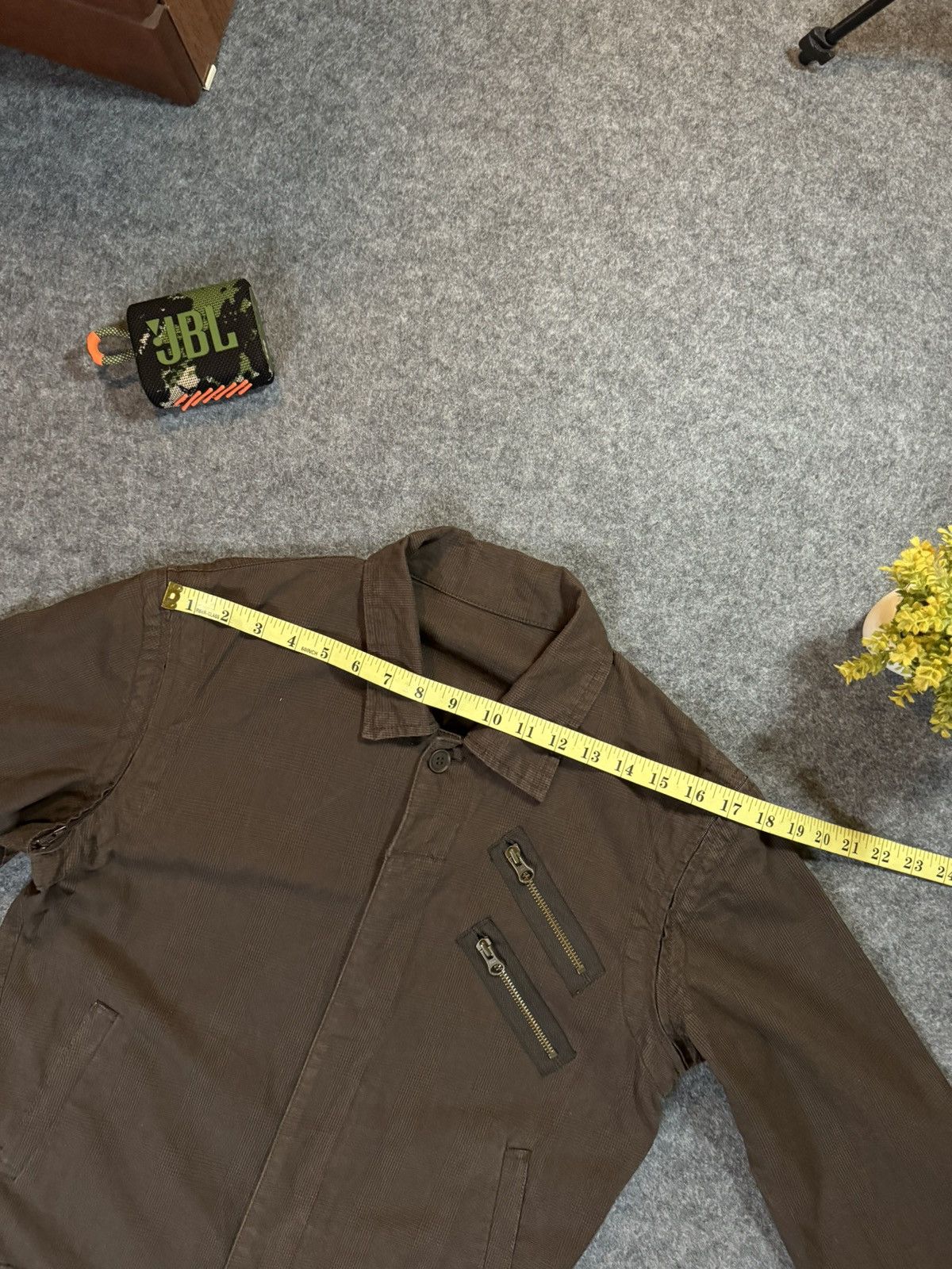 PPFM PPFM Checkered Brown Coverall Jacket Size US M / EU 48-50 / 2 - 16 Thumbnail