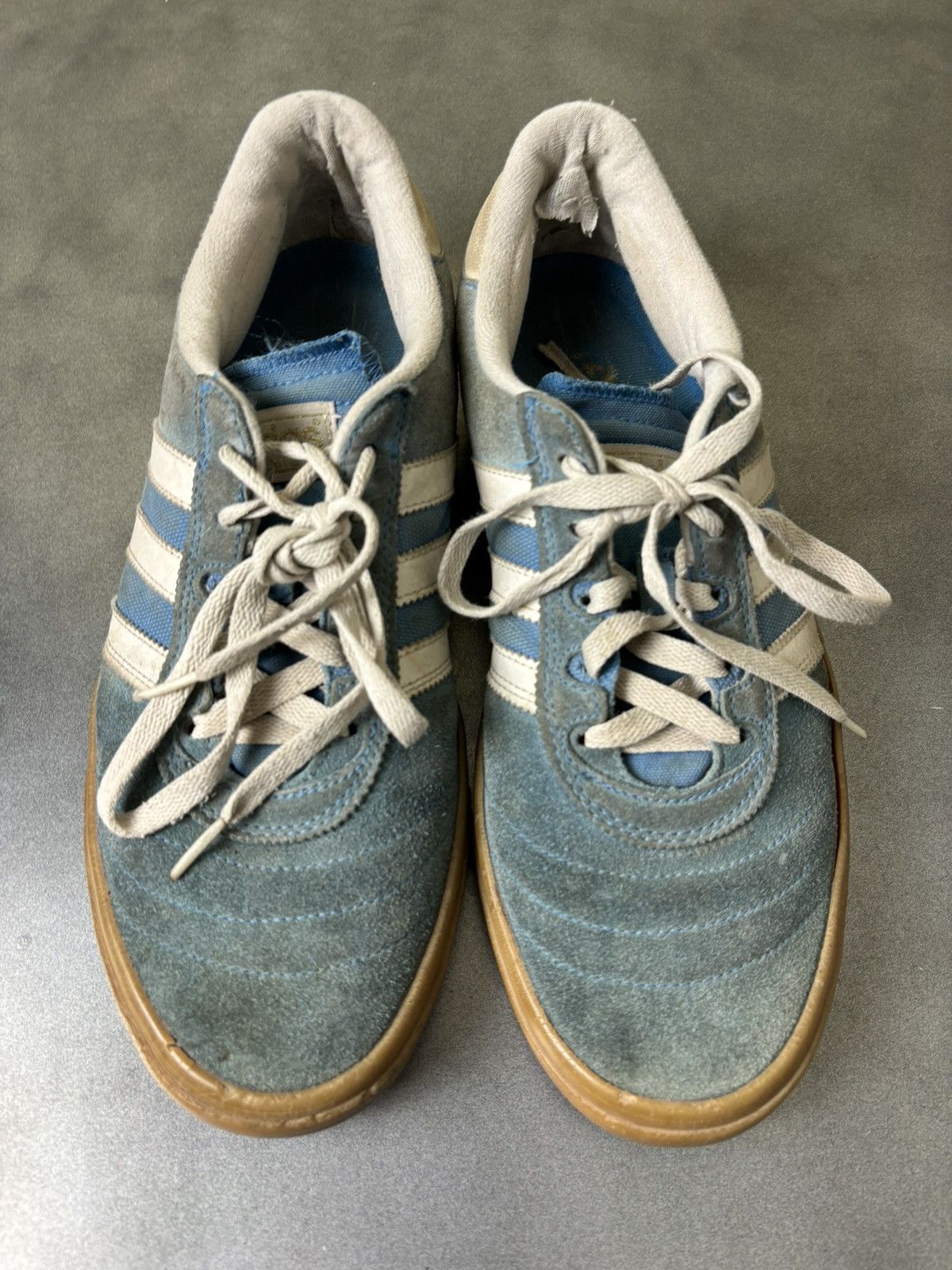 Adidas × Vintage Adidas Skateboarding Busenitz Vulc Bluebird Gum Sole Suede Size US 10.5 / EU 43-44 - 5 Thumbnail