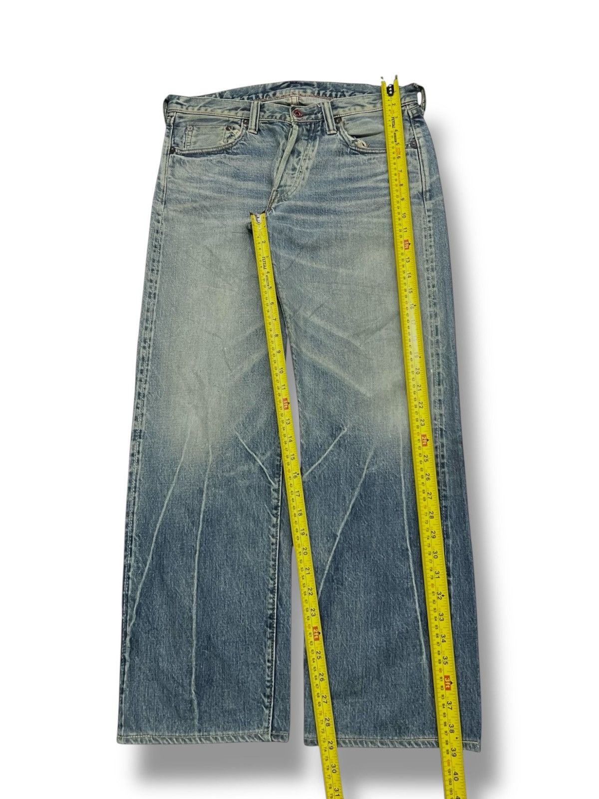 Full Count & Co. Vintage 00s Fullcount 1101-15 Selvedge Japanese Denim -W33 Size US 33 - 18 Thumbnail