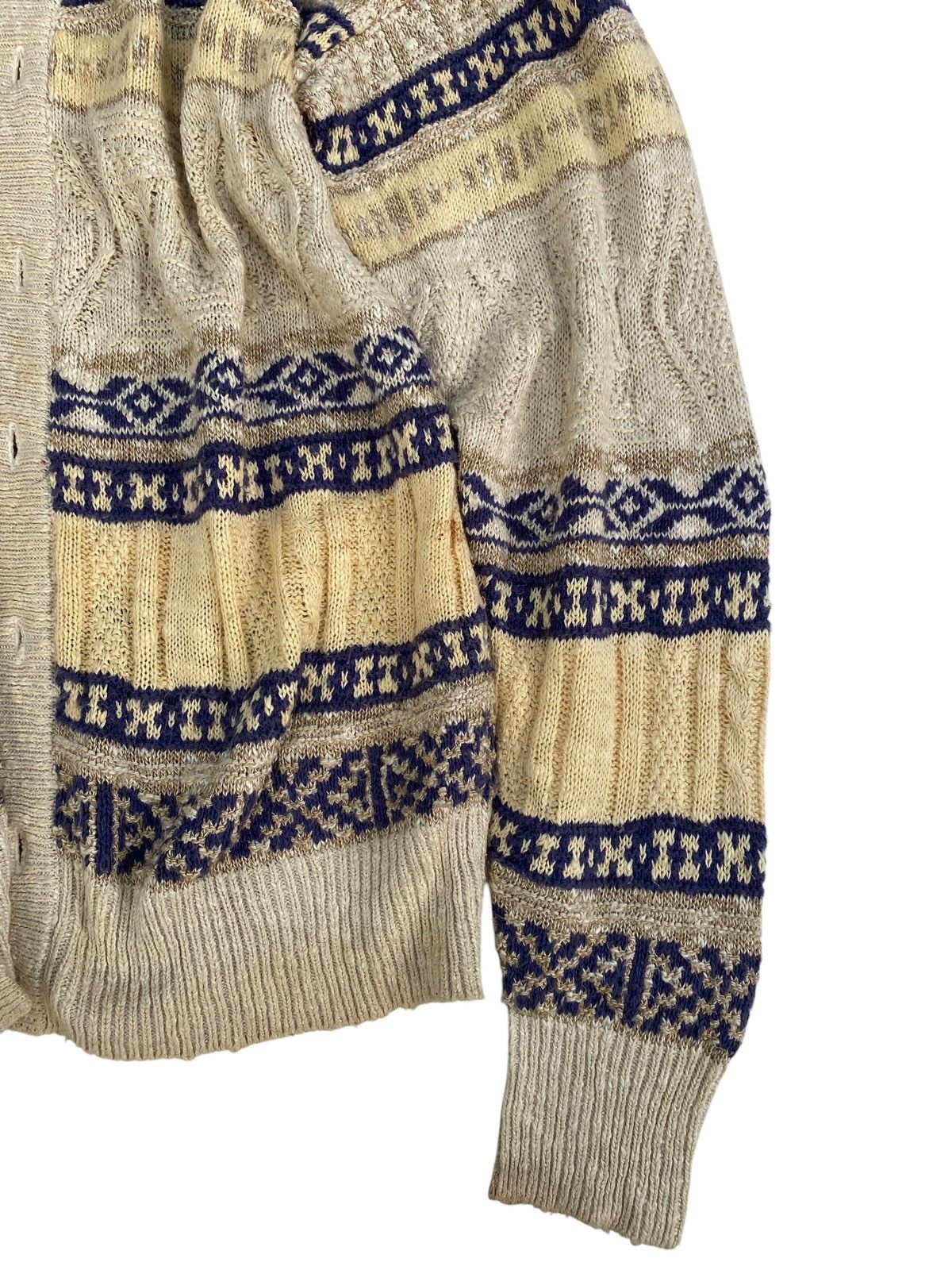 Lacoste × Vintage Vtg Lacoste Sweater Knitwear Cardigan Size L / US 10 / IT 46 - 5 Thumbnail