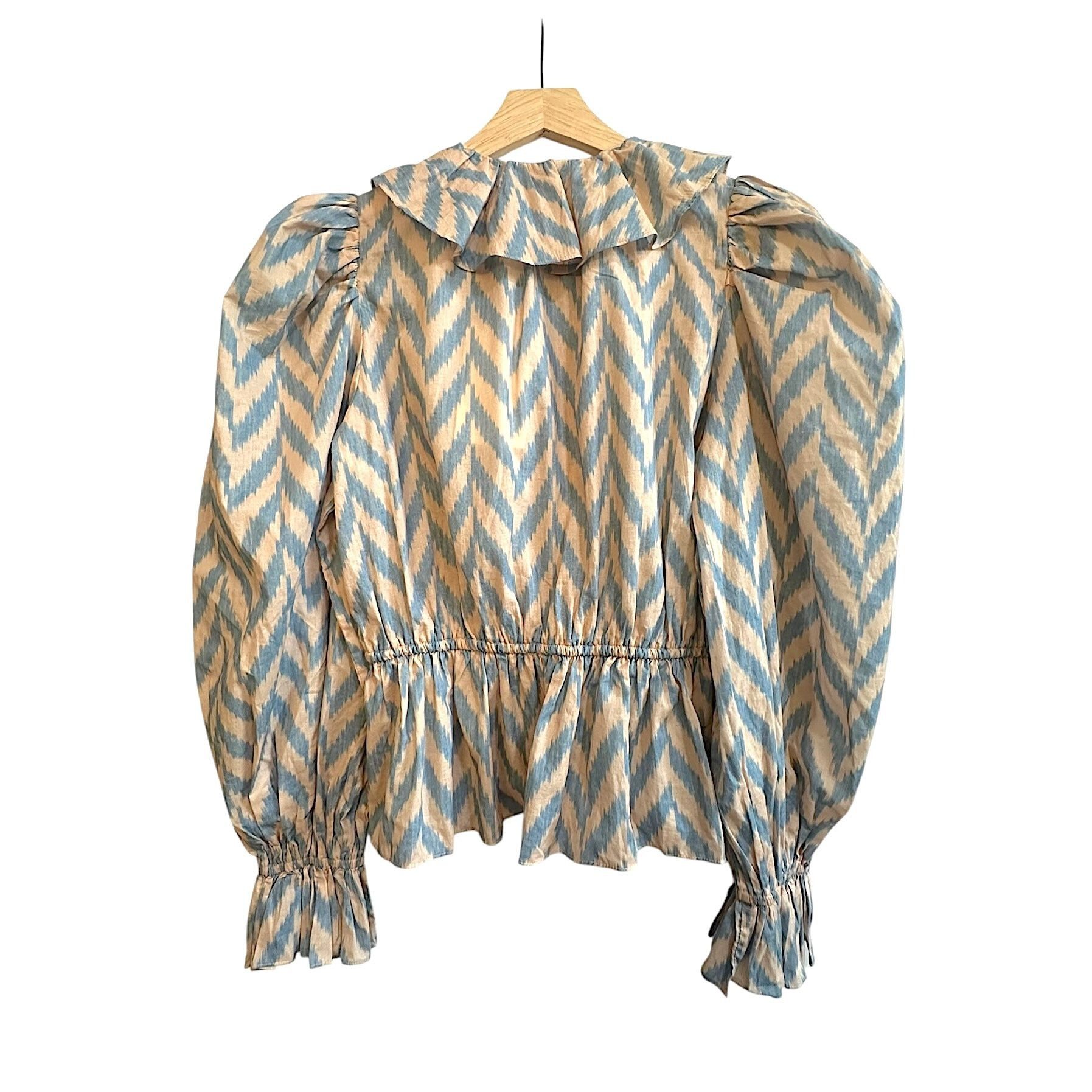 Ulla Johnson Ulla Johnson Kalila Blouse in Birch, Size 2, New with tag Size XS / US 0-2 / IT 36-38 - 2 Thumbnail