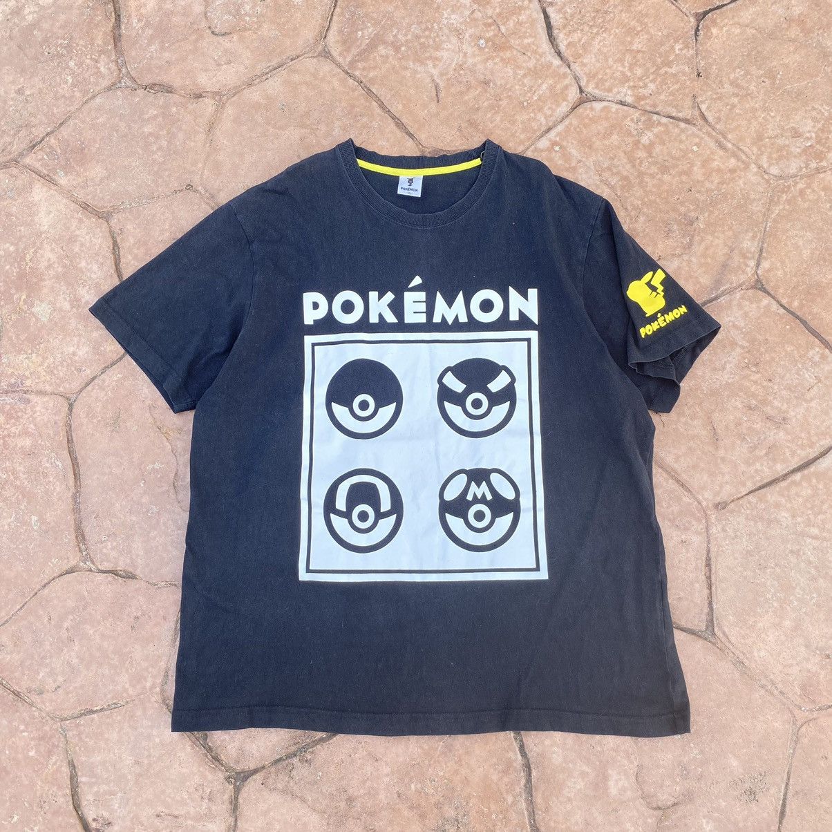 Nintendo Thrashed Faded Pokemon Nintendo Games ERD GRUNGE TEE Size US XL / EU 56 / 4 - 1 Thumbnail