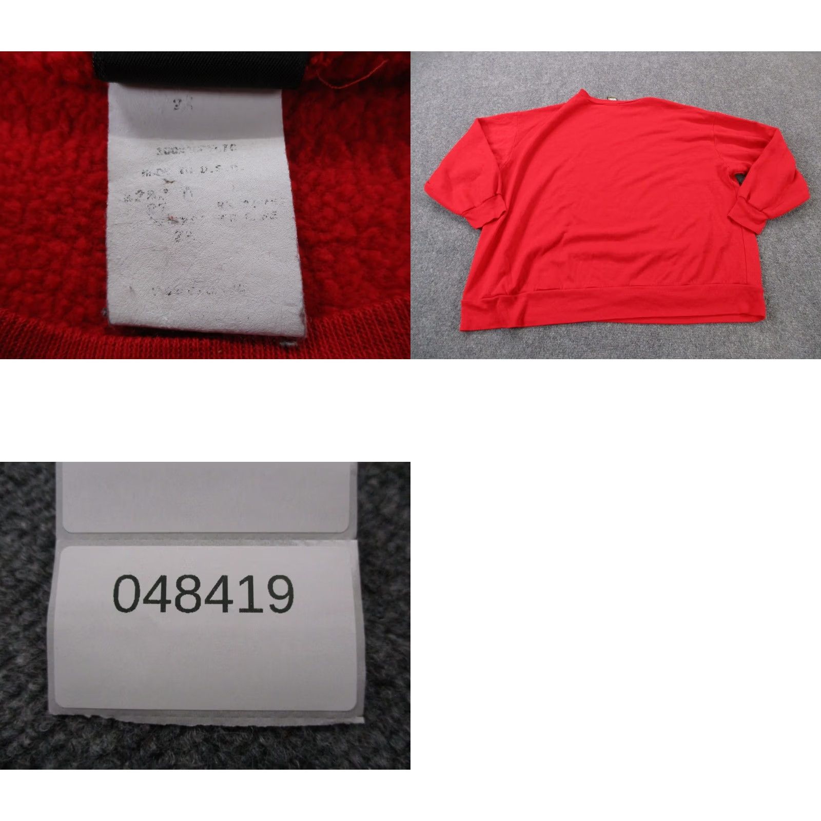 Vintage VINTAGE Land'n Sea Mickey Mouse Sweatshirt Men 3XL Crew Neck Red Pullover Sweater Christmas 90s Holiday Graphic Print Knit Regular Mens Size US XXL / EU 58 / 5 - 8 Thumbnail
