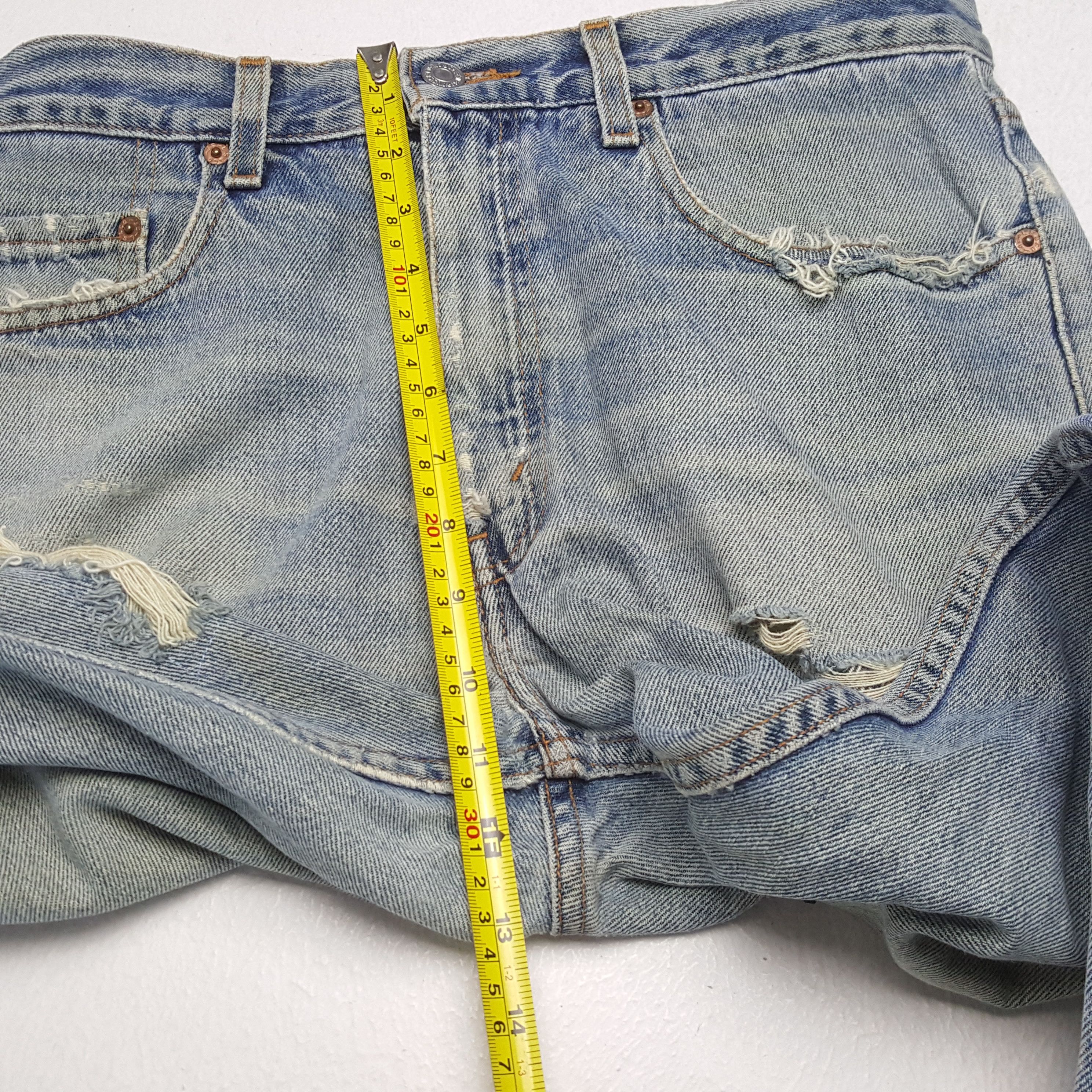 Levi's × Vintage LEVI'S Streetwear Rock Punk Style Distressed Jeans c228n19 Size US 32 / EU 48 - 8 Thumbnail