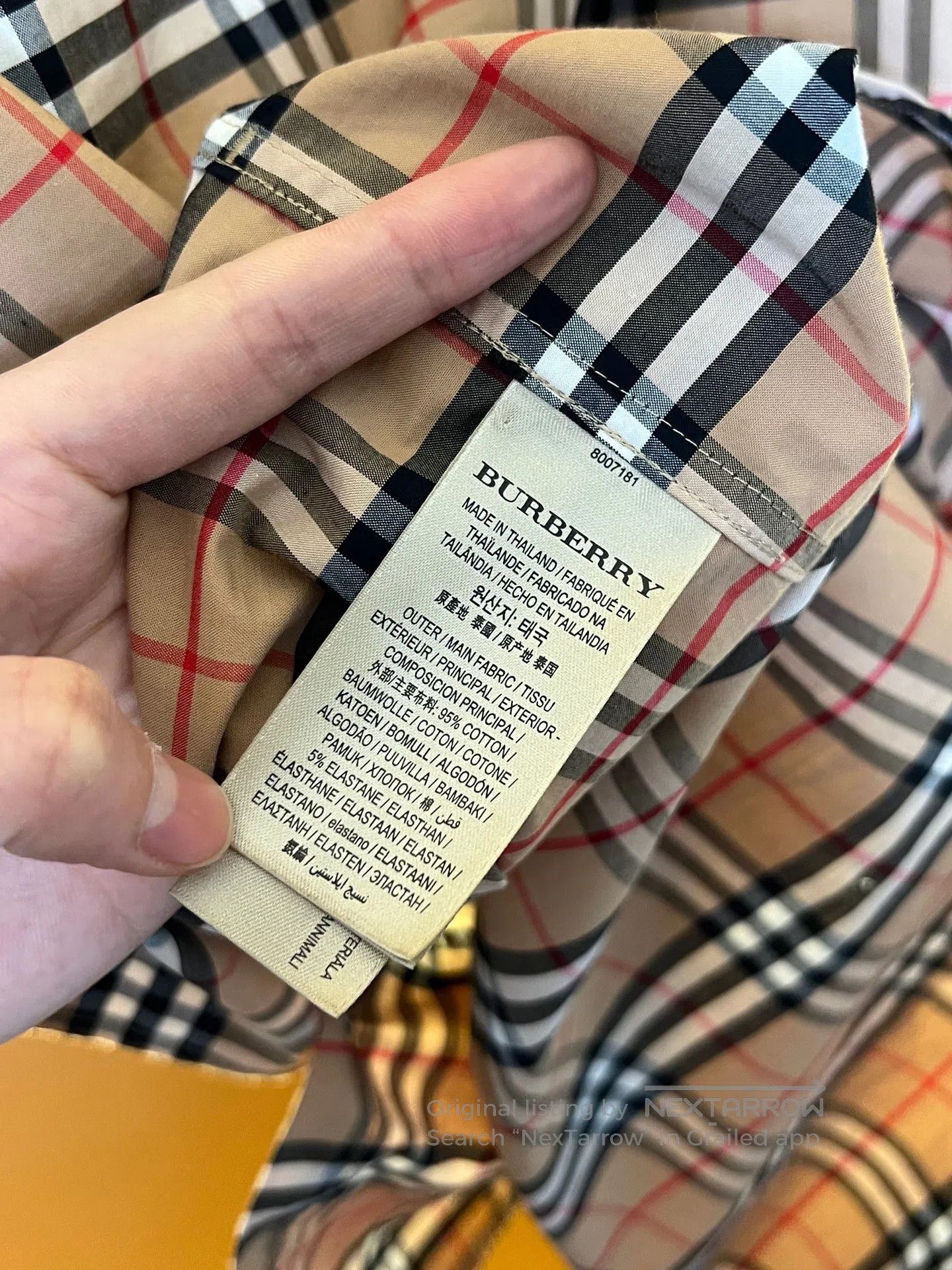 Burberry Burberry Plaid Shirt| Size US XL / EU 56 / 4 - 3 Thumbnail