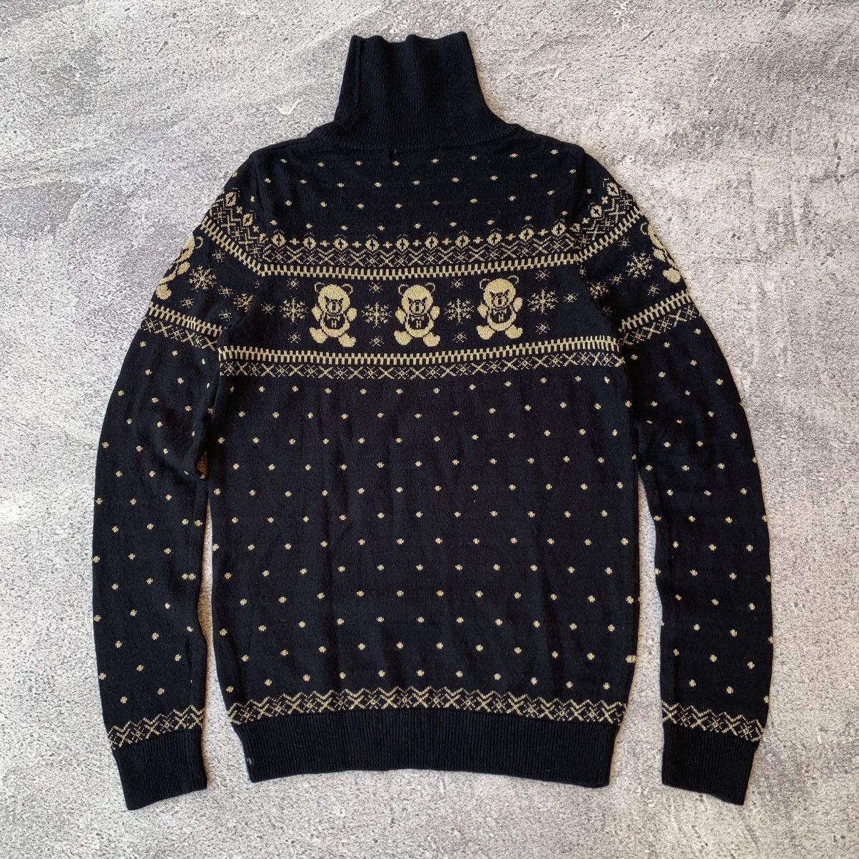 Hysteric Glamour 90’s Hysteric Glamour Knitt Turtleneck Bear Size US S / EU 44-46 / 1 - 5 Thumbnail
