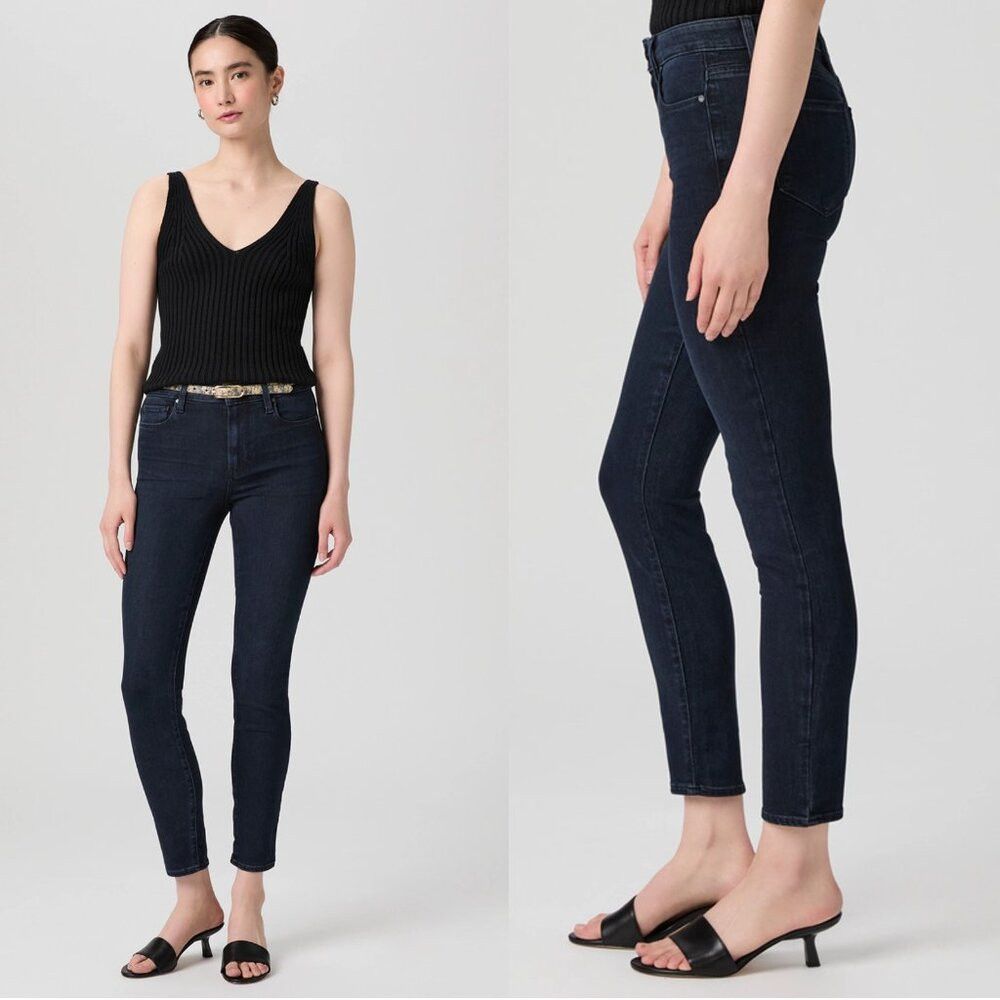 Paige NWT New Paige Hoxton Ankle Skinny Indy Jean Size 25 Size 25" / US 0 / IT 36 - 2 Thumbnail
