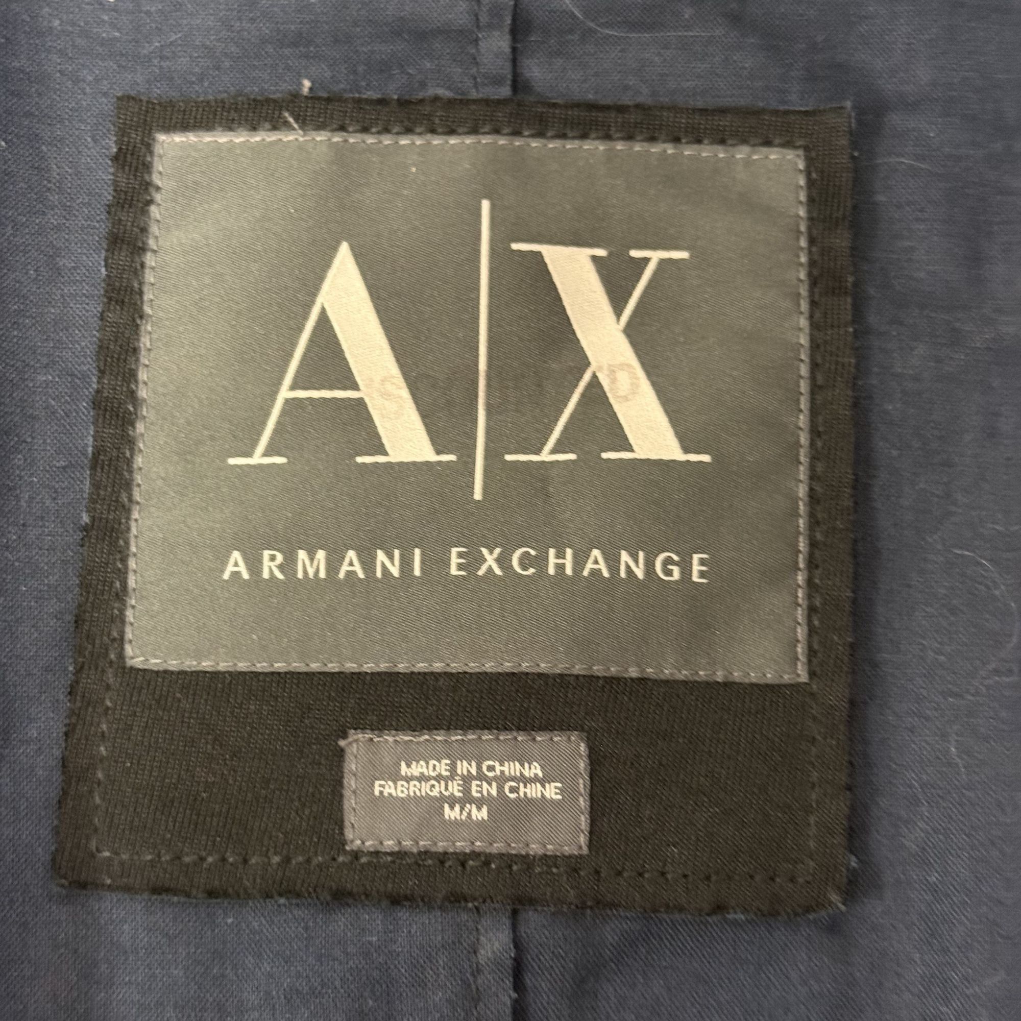 Giorgio Armani Giorgio ARMANI Exchange BLACK Surgeon Cuff Sport Coat Size 36R - 5 Thumbnail