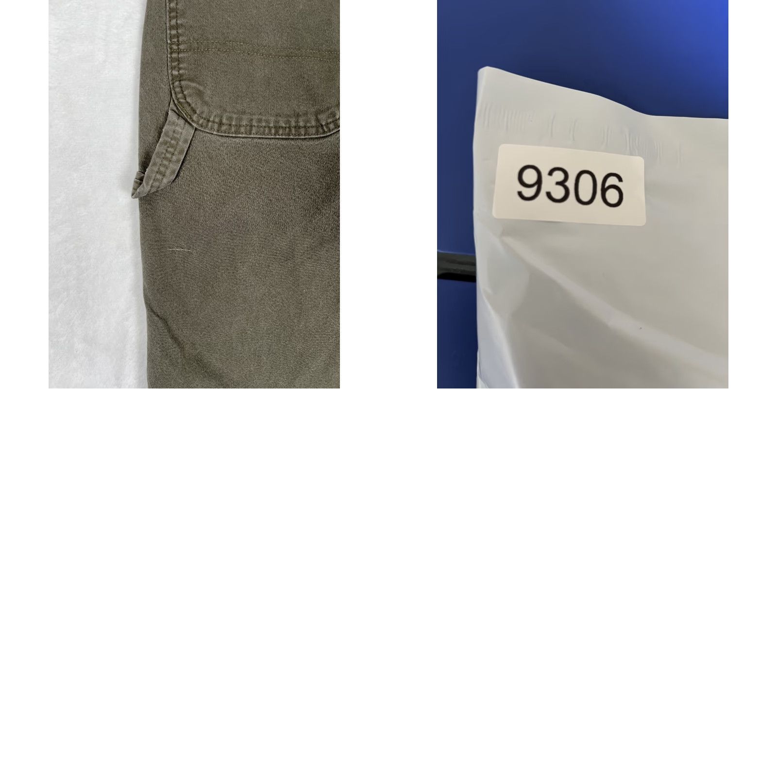 Dickies VINTAGE Dickies Carpenter Pants 34x30 Canvas Workwear Green 5-Pocket Design Straight Leg Mens Regular Size US 34 / EU 50 - 8 Thumbnail