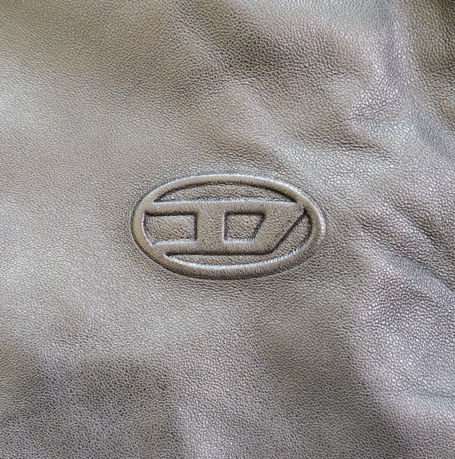 Diesel Diesel logo-embossed leather jacket FTP 5088 Size US XL / EU 56 / 4 - 2 Thumbnail