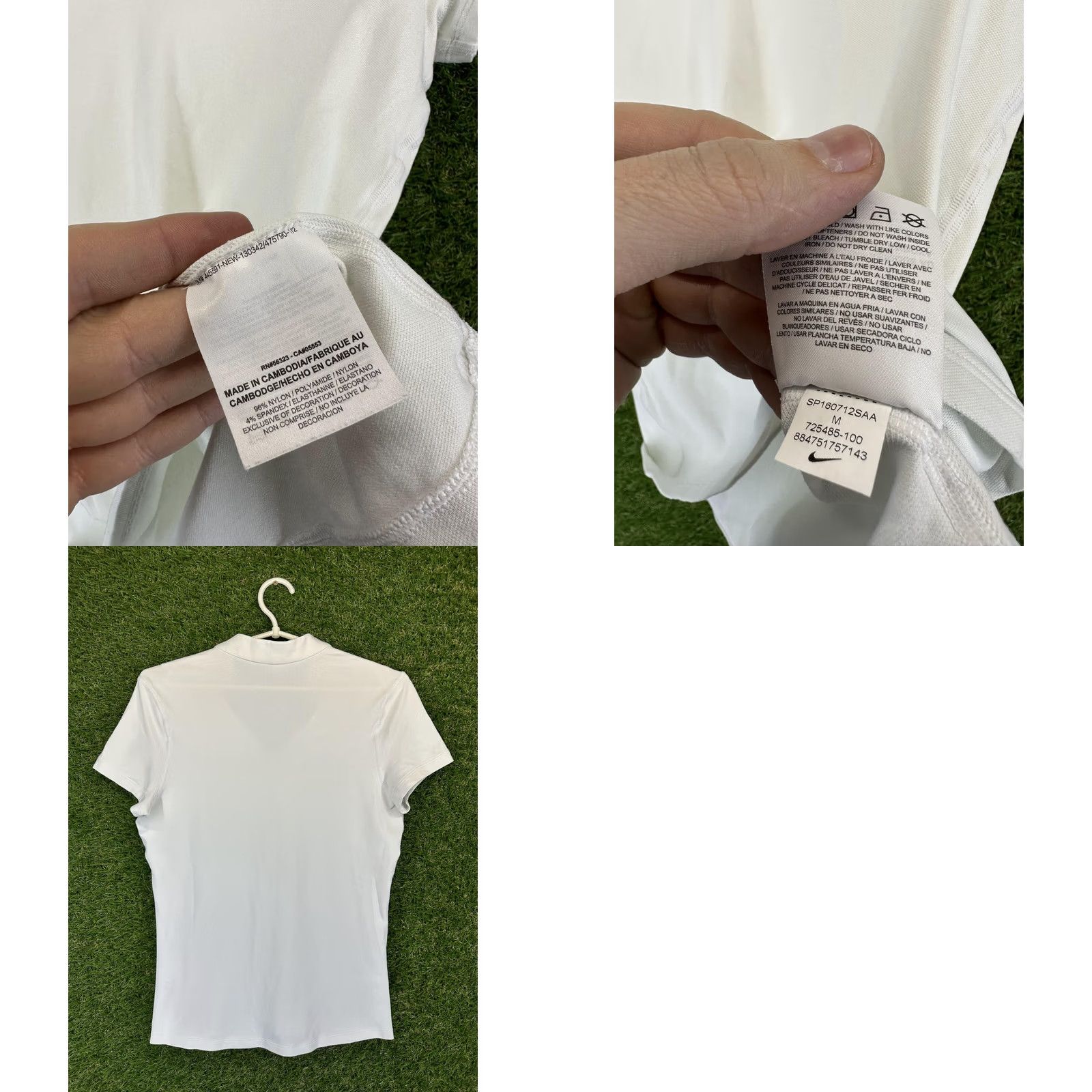 Nike Nike Golf Dri-FIT Shirt White Size M 2016 Sport Jersey Women Size M / US 6-8 / IT 42-44 - 8 Thumbnail