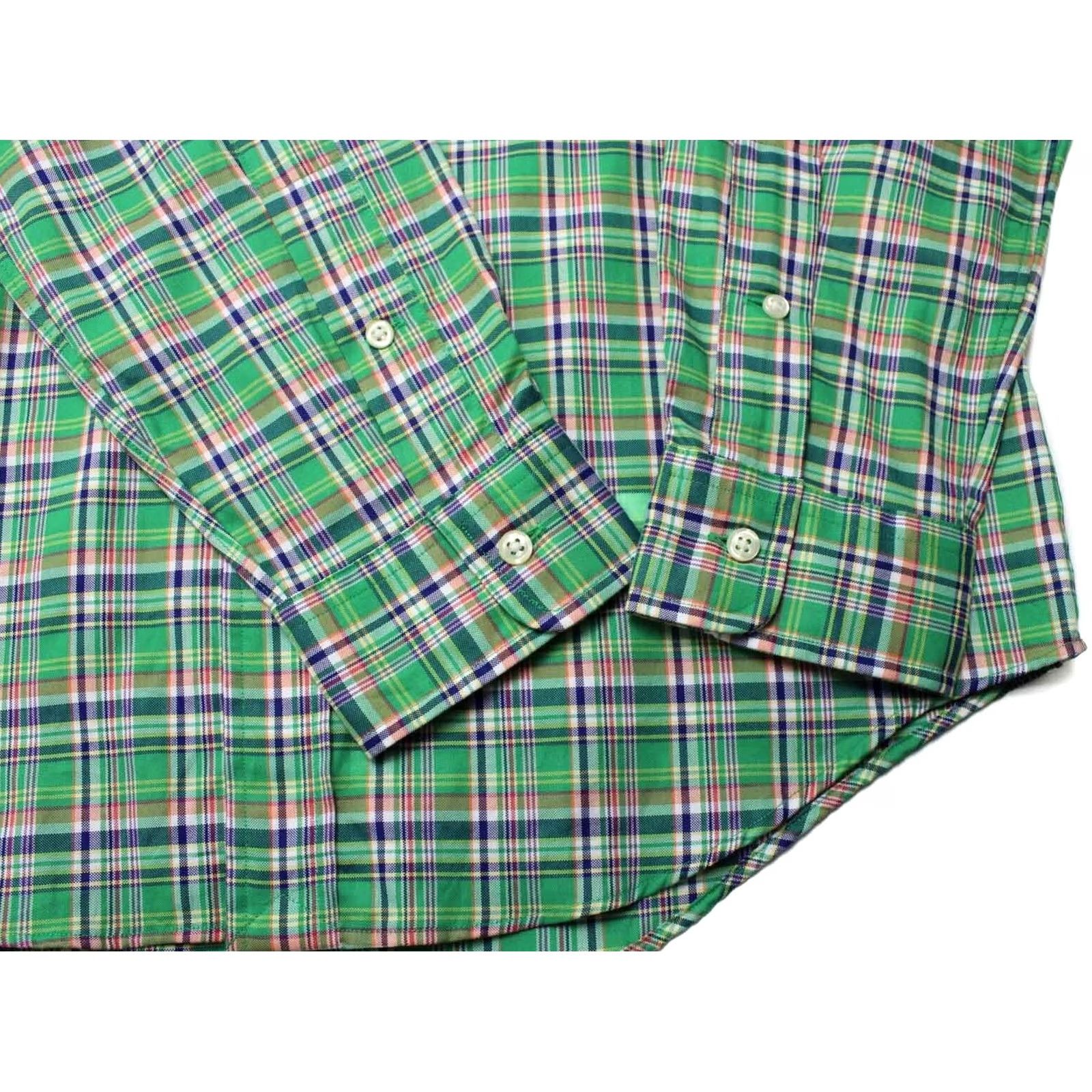 Polo Ralph Lauren Polo Ralph Lauren Shirt Men Small Patterned Button-Down Slim/Regular Fit Green Shirt Size US S / EU 44-46 / 1 - 5 Thumbnail