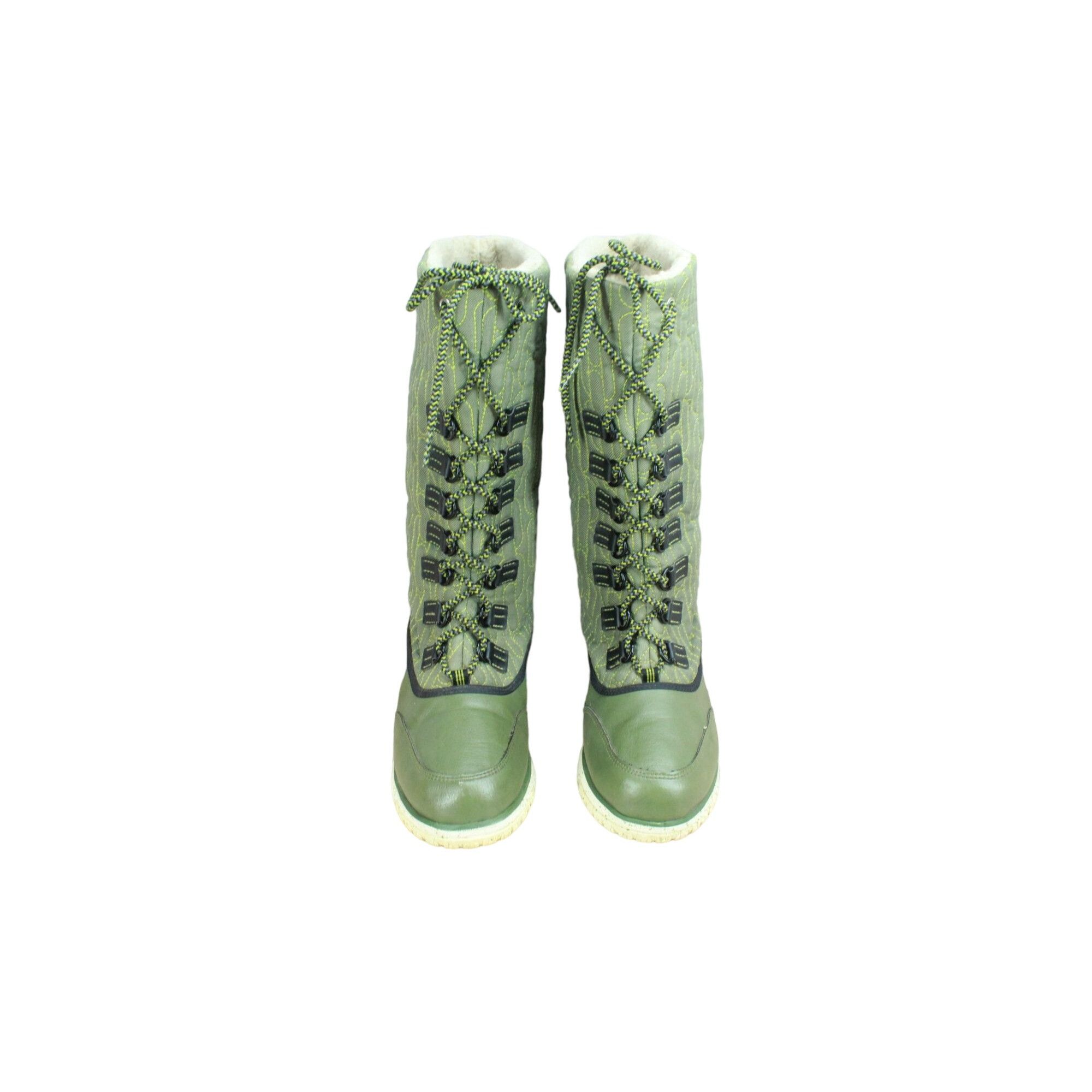 L.L. Bean LL Bean Women's Quilted Insulated Pac Tall Boots Size US 7 / IT 37 - 4 Thumbnail