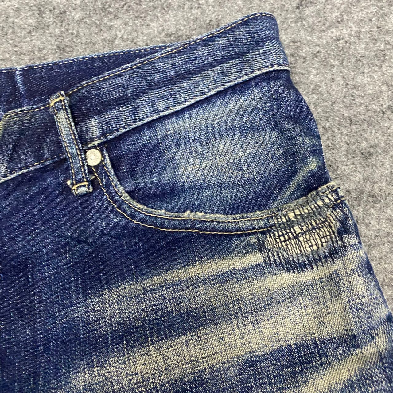 Japan Blue Jeans 💥Best Offer💥Vintage Japan Blue Jeans Distressed Denim Size US 34 / EU 50 - 10 Thumbnail