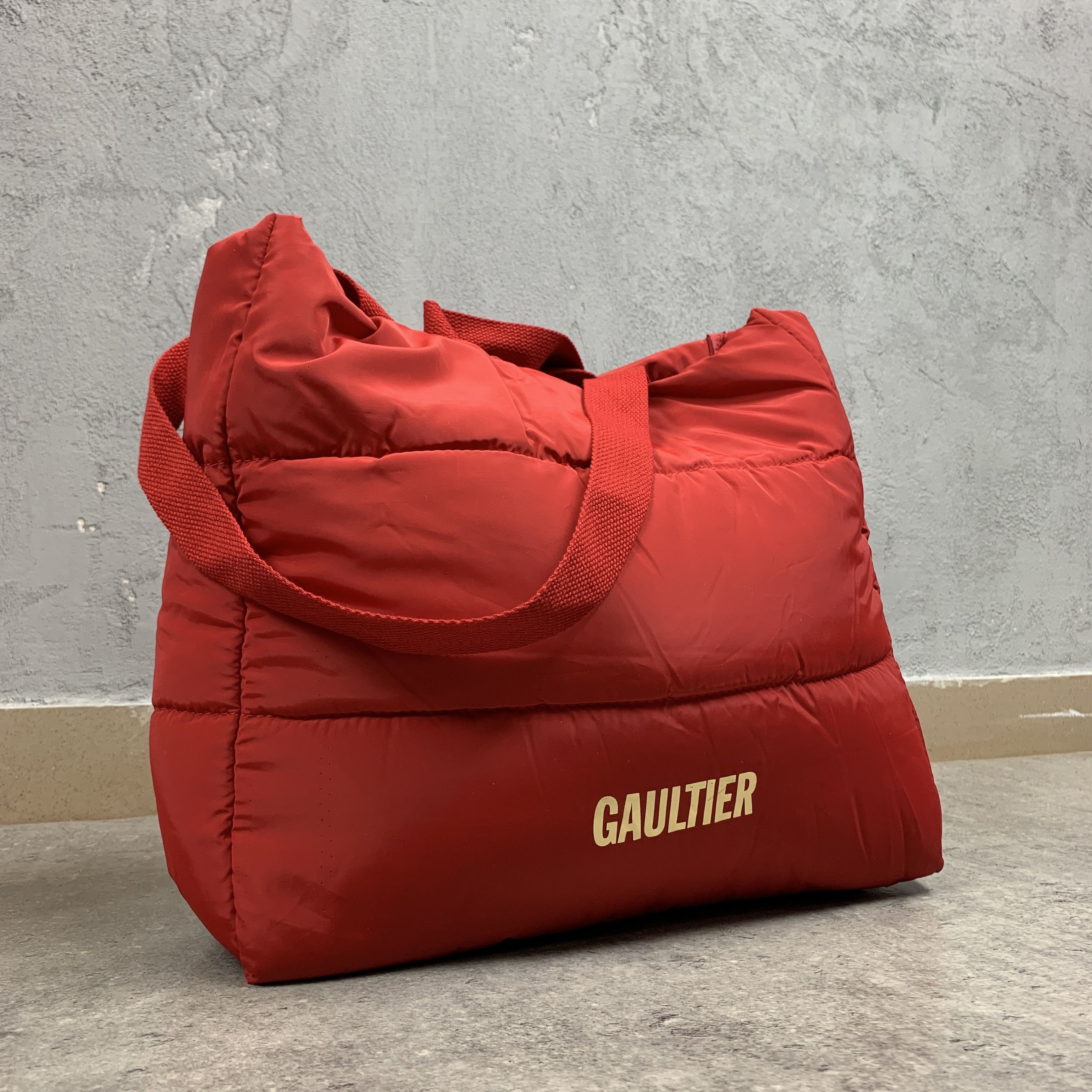 Designer × Jean Paul Gaultier Jean Paul Gaultier red puffer tote bag Size ONE SIZE - 8 Thumbnail