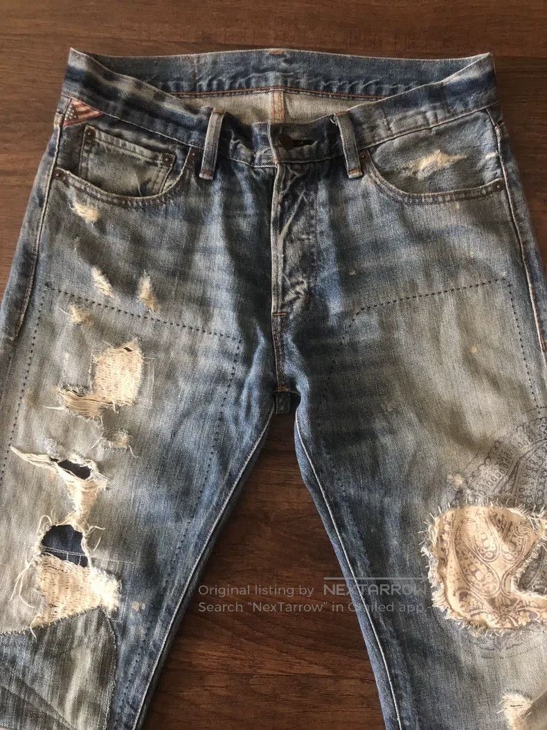RRL Ralph Lauren RRL Ralph Lauren Early out of print old DS cashew flower p Size US 30 / EU 46 - 4 Thumbnail