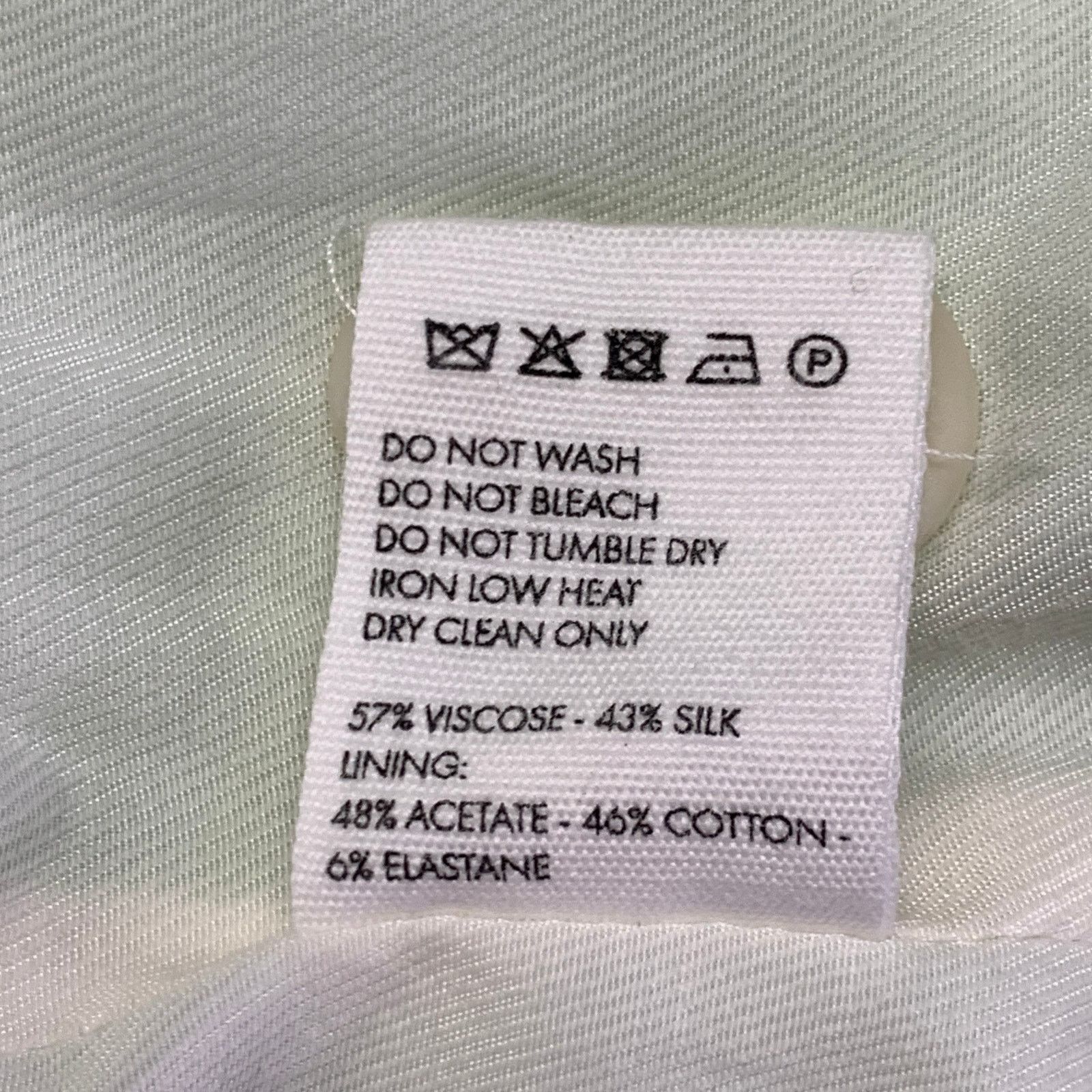 Jacquemus S Le Splash Green White Viscose Silk Double Breasted Blazer Size S / US 4 / IT 40 - 13 Thumbnail