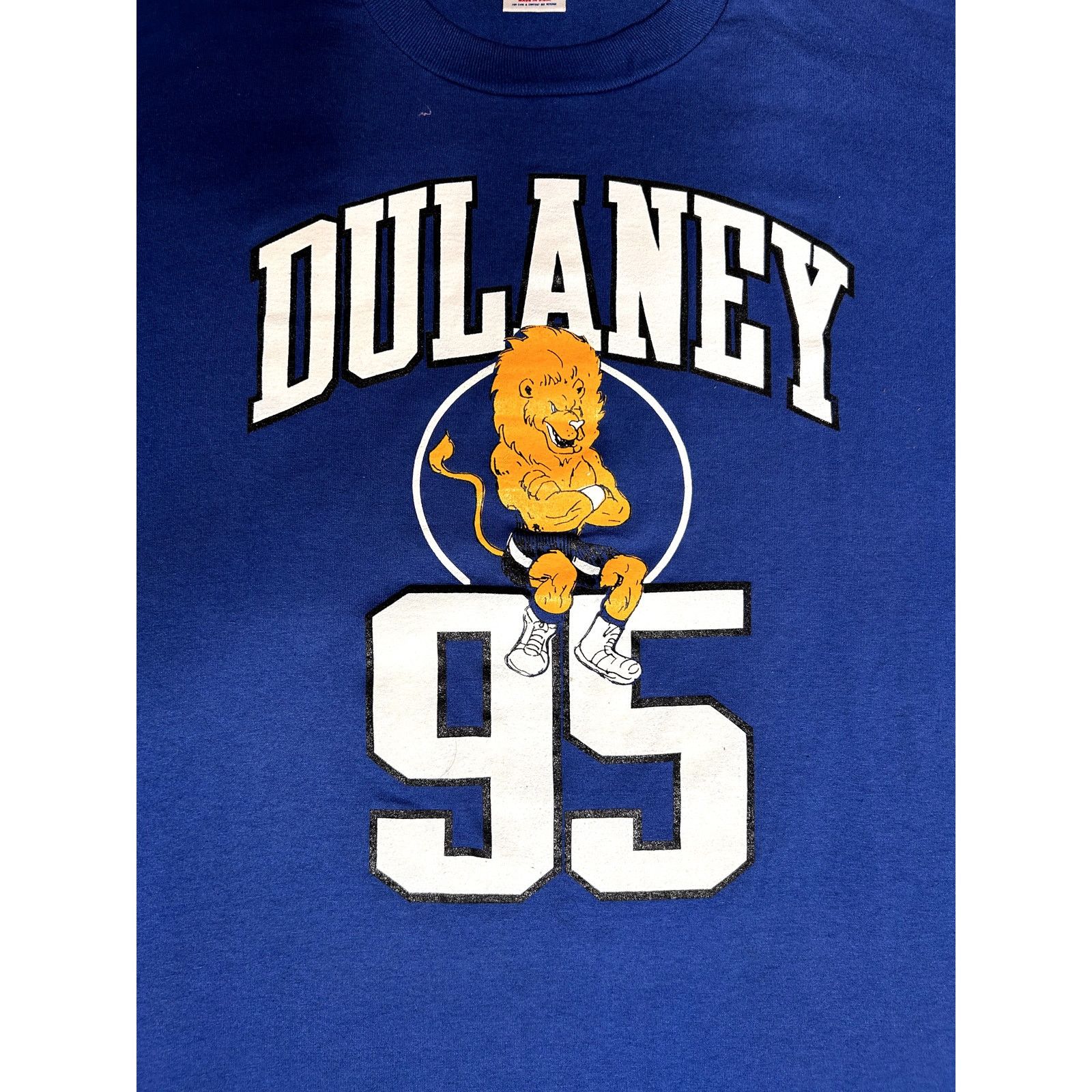 Jerzees × Vintage Vintage 90s Dulaney High School Lions Double Sided T-Shirt Size US L / EU 52-54 / 3 - 3 Thumbnail