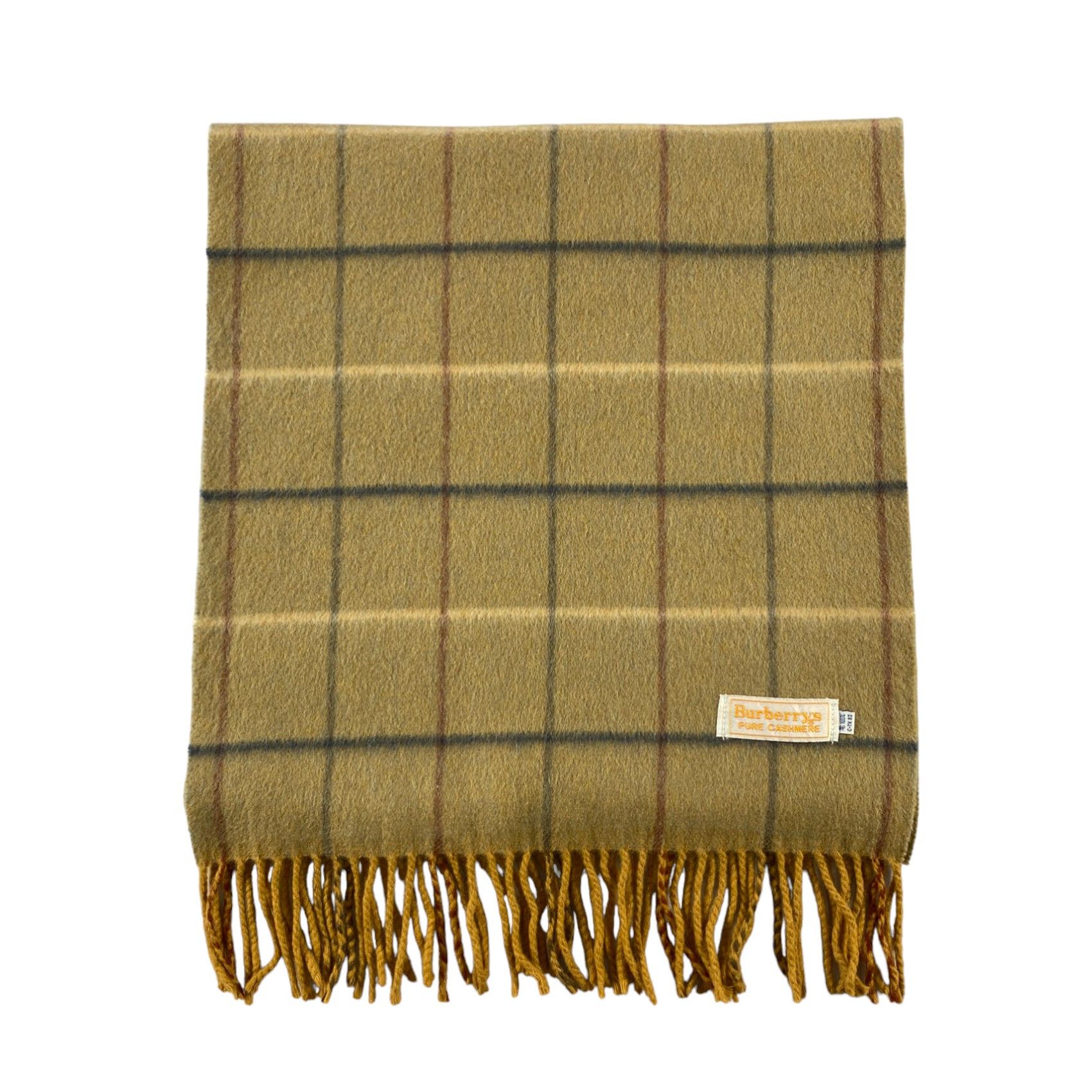 Burberry × Vintage Burberry Scarf / Muffler / Neckwear - WW1465 Size ONE SIZE - 2 Thumbnail