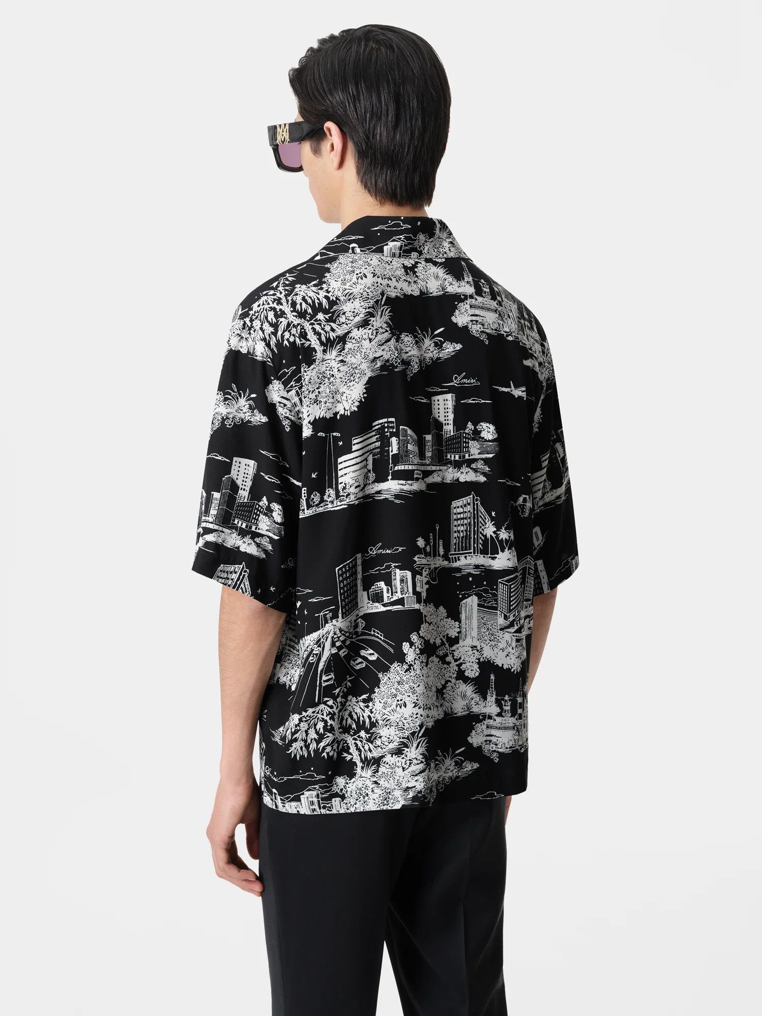 Amiri o1orln1025 LA Landmark Shirt in Black/White Size US L / EU 52-54 / 3 - 4 Thumbnail