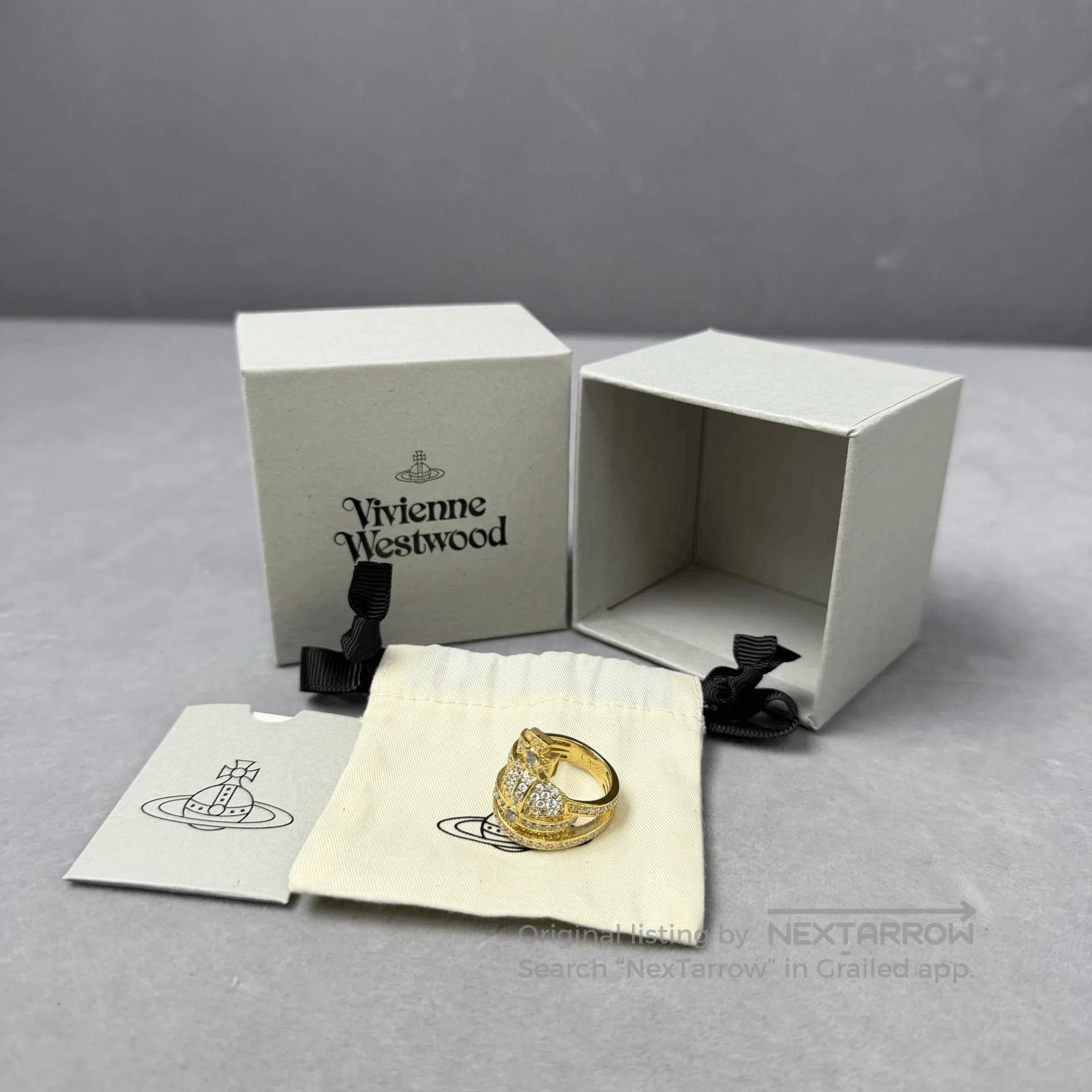Vivienne Westwood Vivian Westwood Saturn Diamond Ring L. Size ONE SIZE - 1 Thumbnail