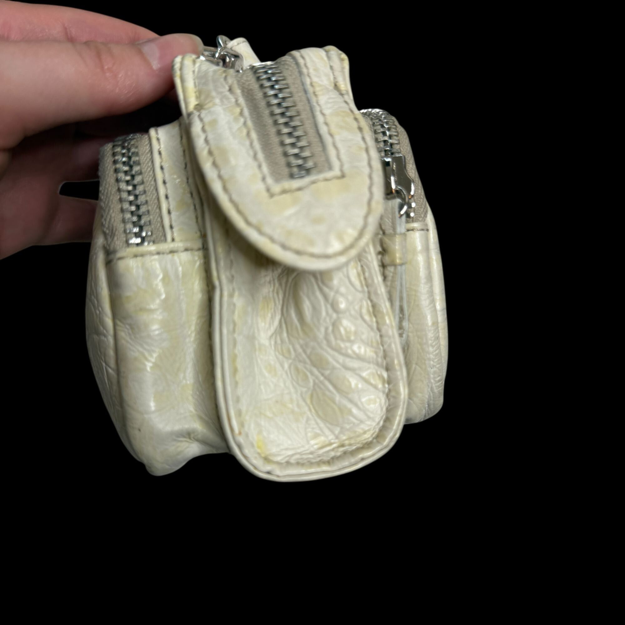 Brighton Brighton CROCODILE Print Leather Wallet Crossbody Purse RARE Size ONE SIZE - 4 Thumbnail