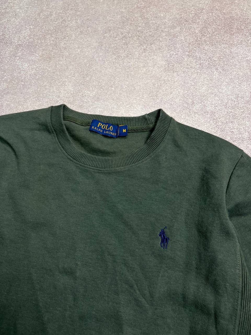 Vintage Vintage Polo Ralph Lauren Green Boxy Sweatshirt M Size US M / EU 48-50 / 2 - 3 Thumbnail