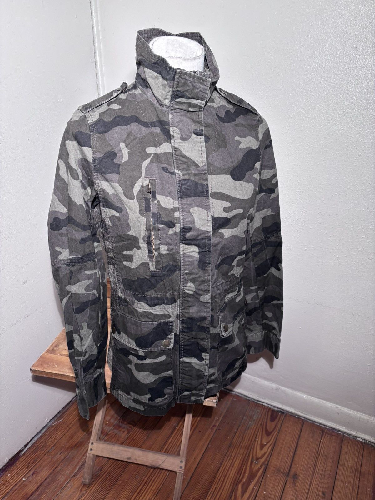 Other Love Tree Anorak Camo Jacket Size M / US 6-8 / IT 42-44 - 1 Thumbnail