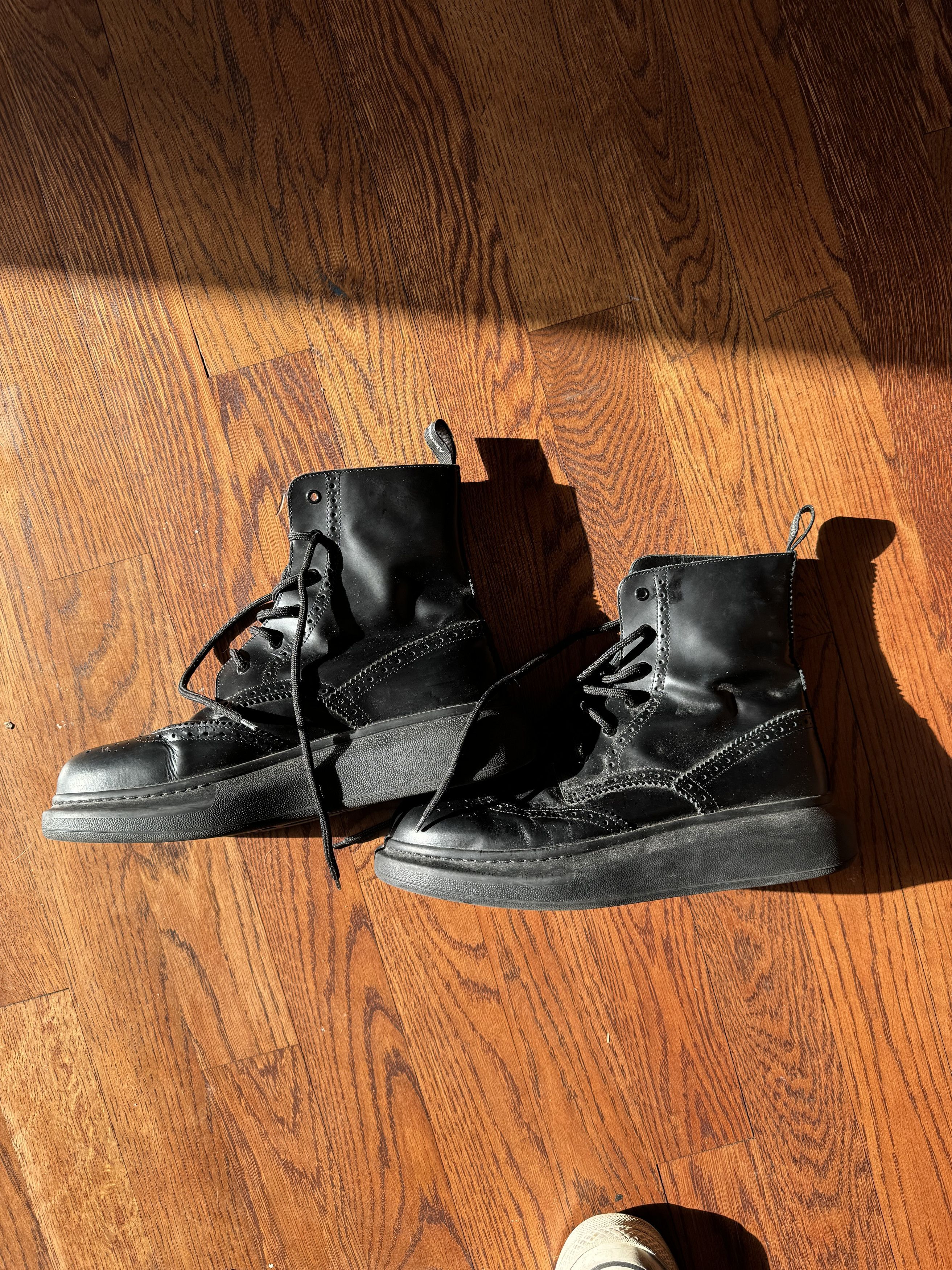 Alexander McQueen Alexander McQueen Hybrid Brogue Boots Size US 12 / EU 45 - 4 Thumbnail