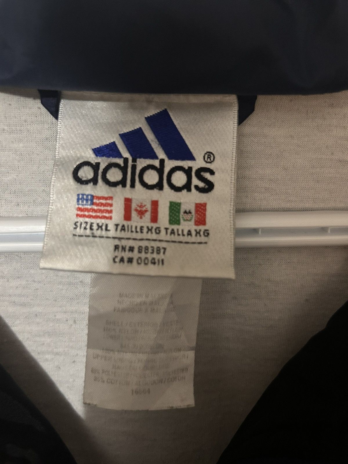 Adidas Vintage adidas windbreaker Size US XL / EU 56 / 4 - 3 Thumbnail