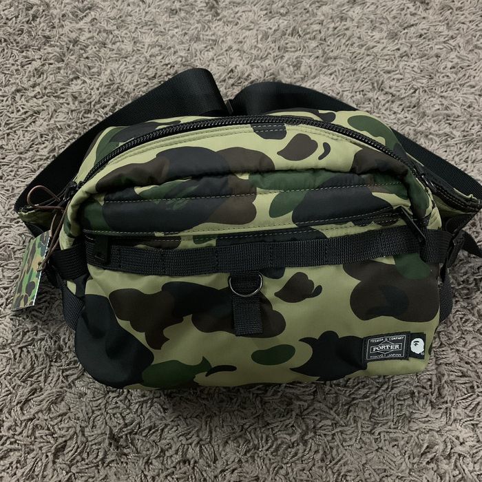 Bape Bape x Porter 1st Camo Waist Bag | Grailed