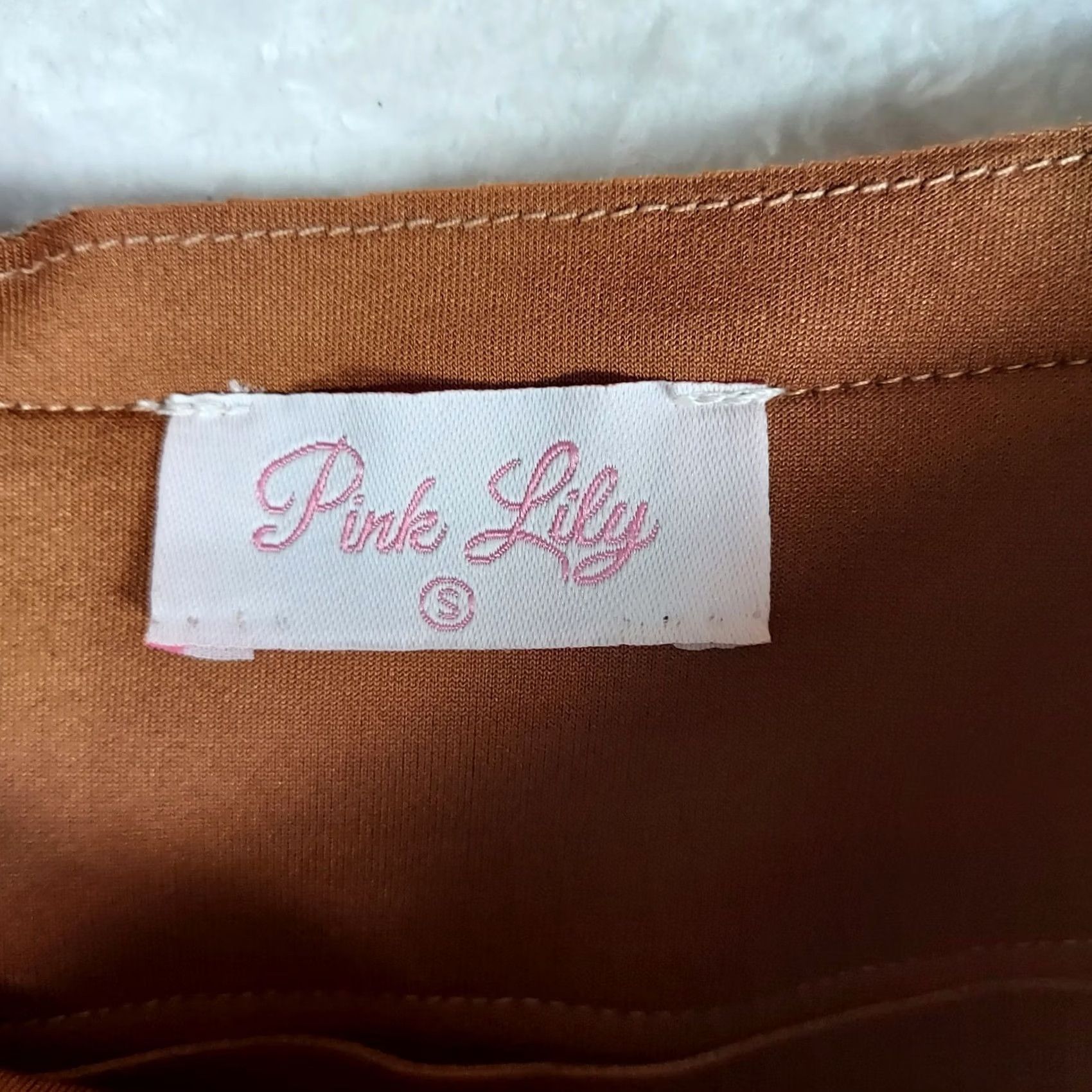 Vintage Pink Lilly Skirt S Brown Faux Suede Wrap Mini Tasseled Western Boho Women’s Short Size 28" / US 6 / IT 42 - 7 Thumbnail
