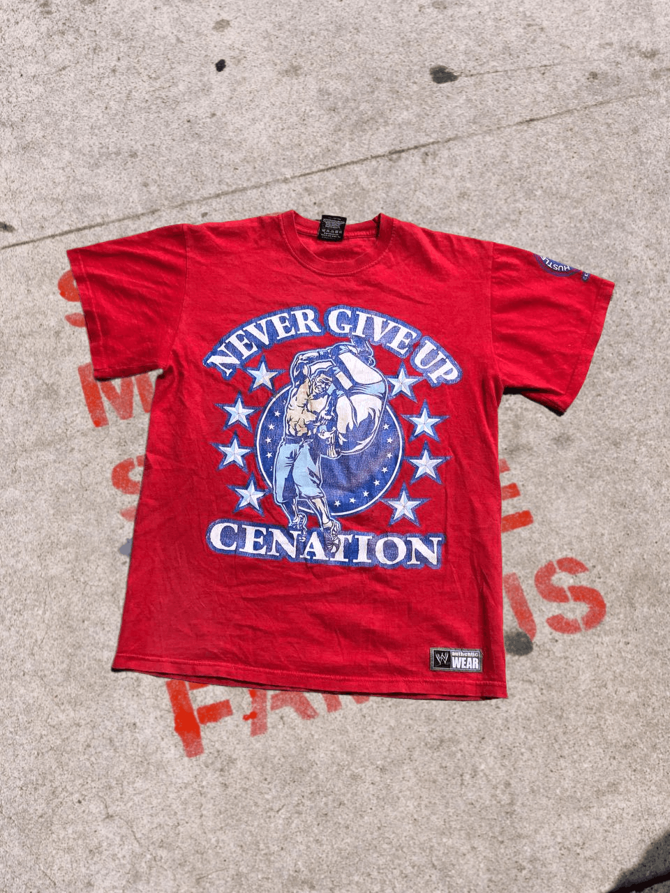 WWE WWE John Cena Never Give Up Cenation T Shirt Size M Size US M / EU 48-50 / 2 - 1 Thumbnail