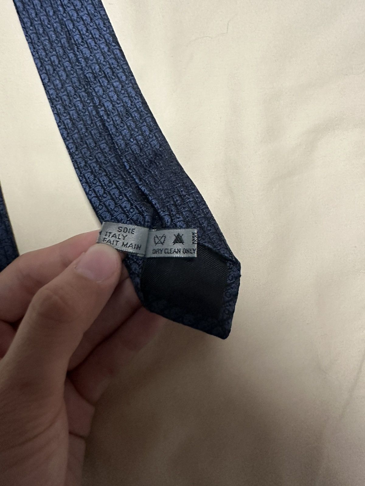 Christian Dior Monsieur Dior SS22 Silk Oblique Tie Size ONE SIZE - 3 Thumbnail