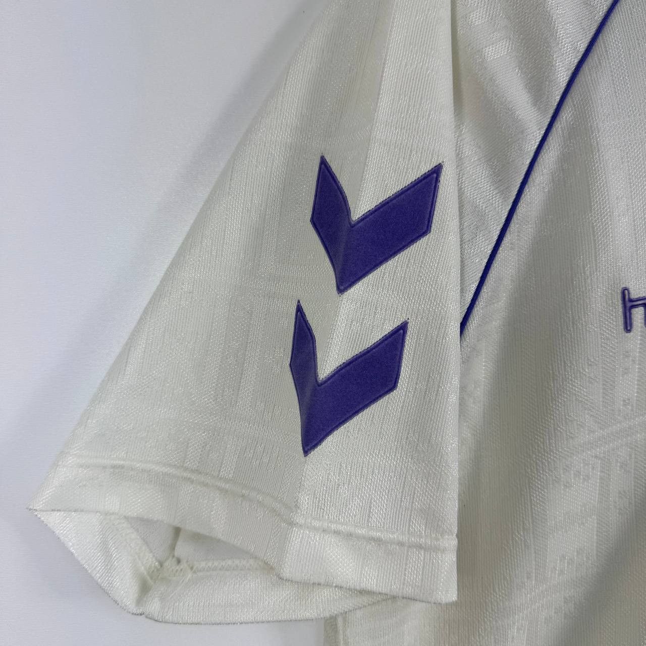Other Hummel Real Madrid 1989-90 Home Jersey White Vintage Mens L Size US L / EU 52-54 / 3 - 3 Thumbnail