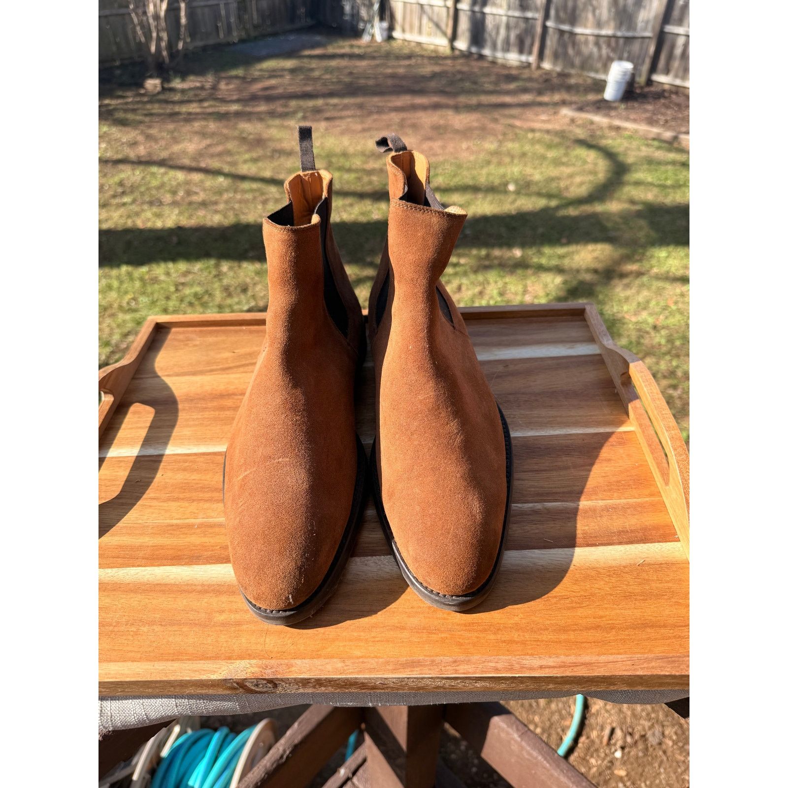 Oro Los Angeles Oro Los Angeles Brown Chelsea Boots Size 8 (Fits Like 9) Size US 8 / EU 41 - 2 Thumbnail