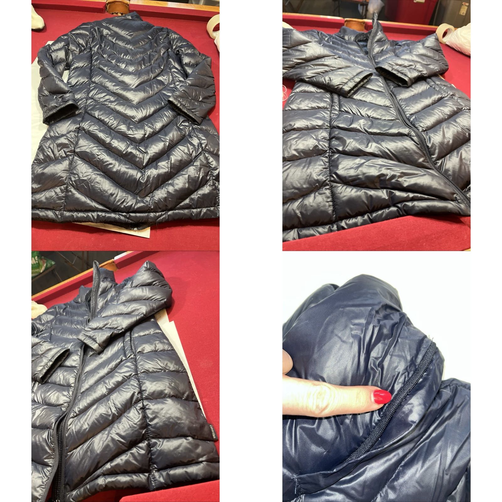 Calvin Klein CALVIN KLEIN BLUE DOWN Puffer COAT Quilted Packable Lightweight Gorpcore Women M Size M / US 6-8 / IT 42-44 - 10 Thumbnail