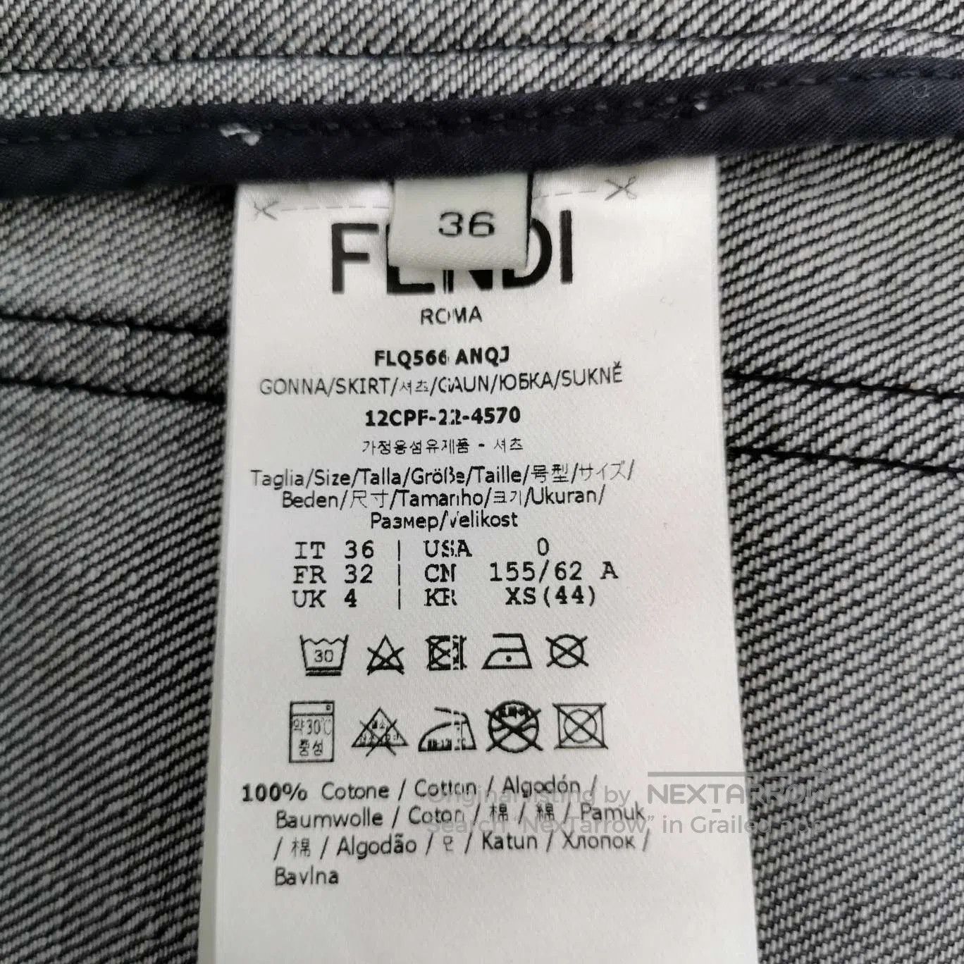 Fendi Fendi Vintage Cargo Denim Skirt S/40. Size 24" / US 00 / IT 34 - 7 Thumbnail