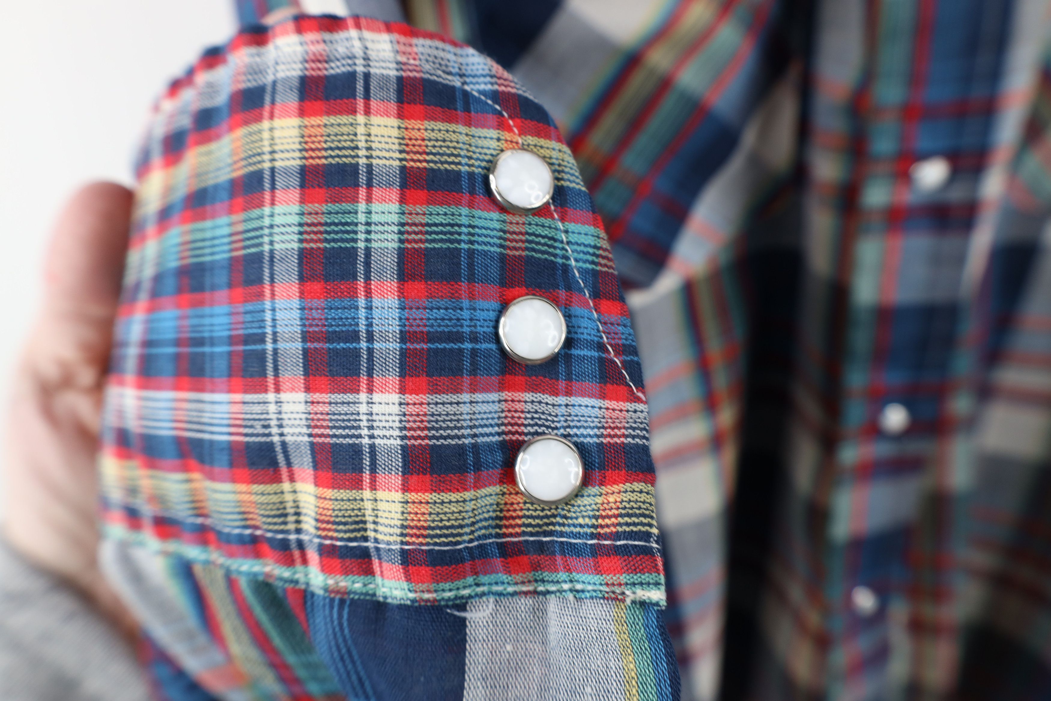 Levi's × Vintage Vintage 70s Levis Western Button Collared Shirt Plaid USA Size US M / EU 48-50 / 2 - 7 Thumbnail