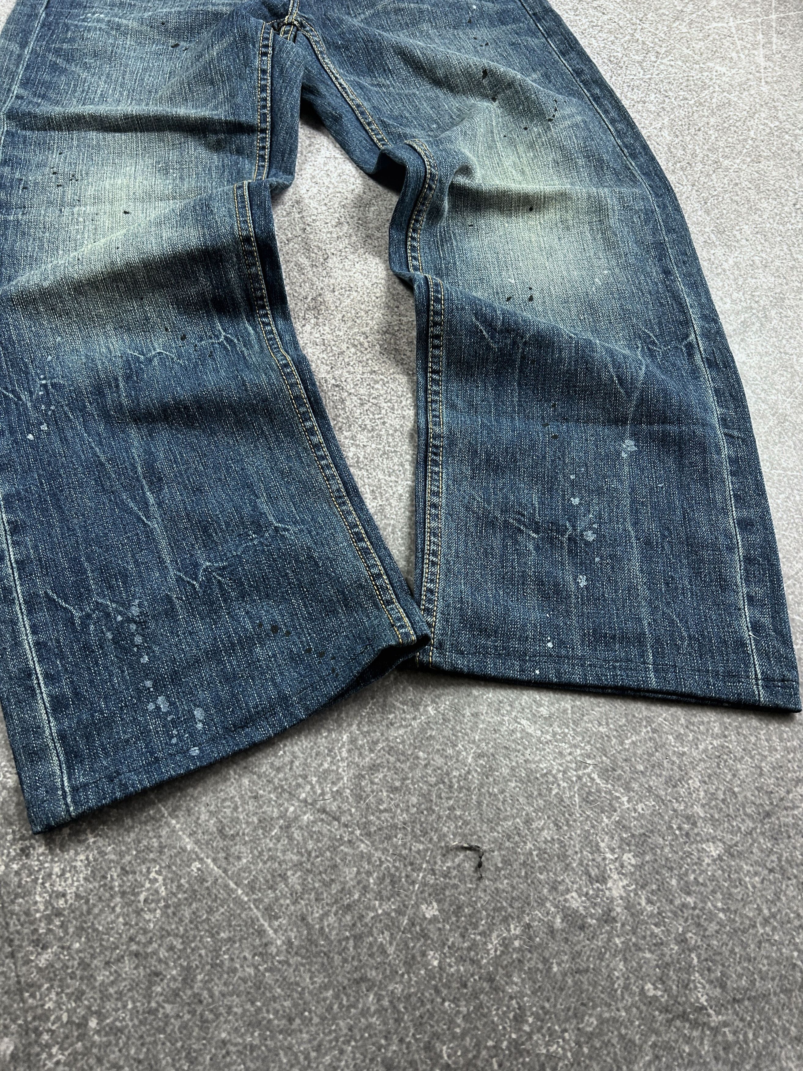 Designer VTG Balenciaga Rick Owens Style Washed Jeans 90s Y2K Size US 30 / EU 46 - 3 Thumbnail