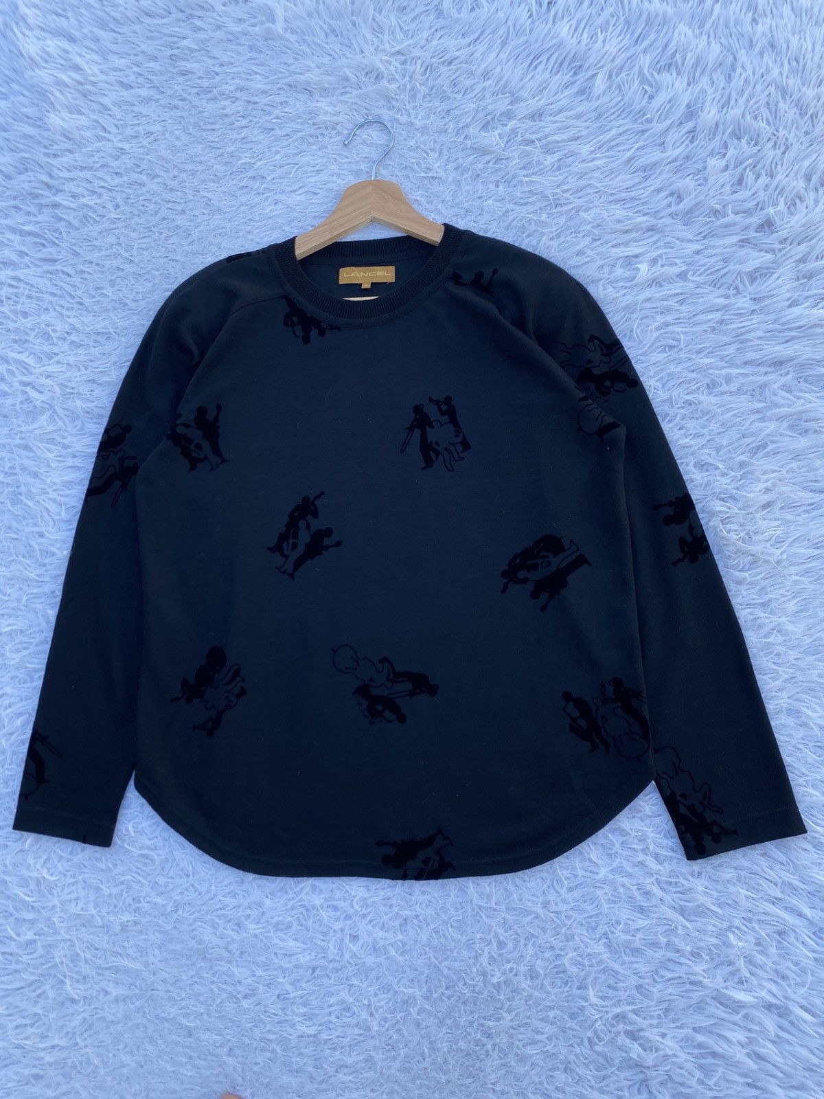 Lancel Rare Vintage 90s LANCEL Paris Nice Design Sweater Size US M / EU 48-50 / 2 - 4 Thumbnail