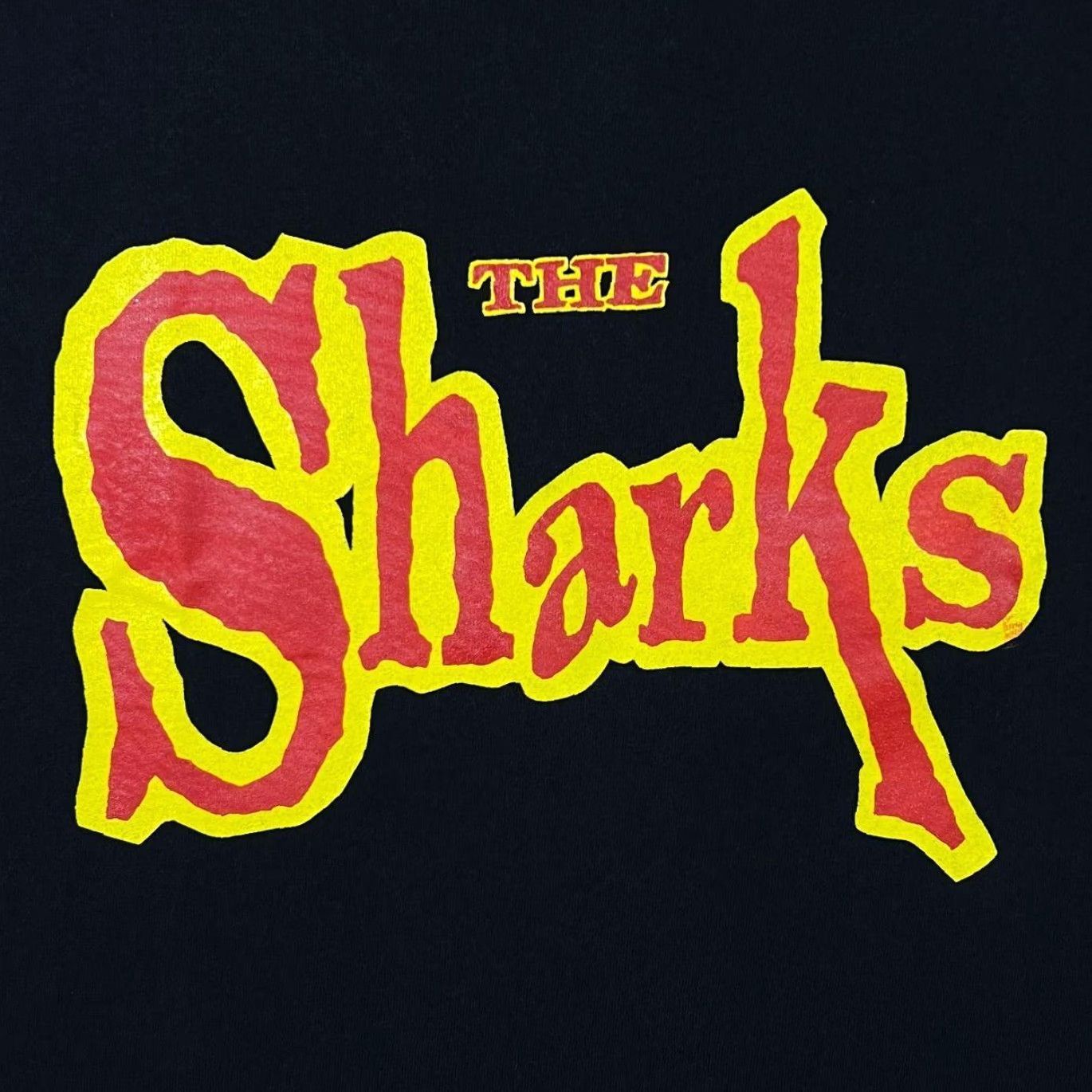 Vintage VINTAGE Screen Stars The Sharks Colour My Flesh Punk Band Single Stitch T-Shirt XL Black Mens Shirt Graphic Print Front Back 1996 Size US XL / EU 56 / 4 - 3 Thumbnail