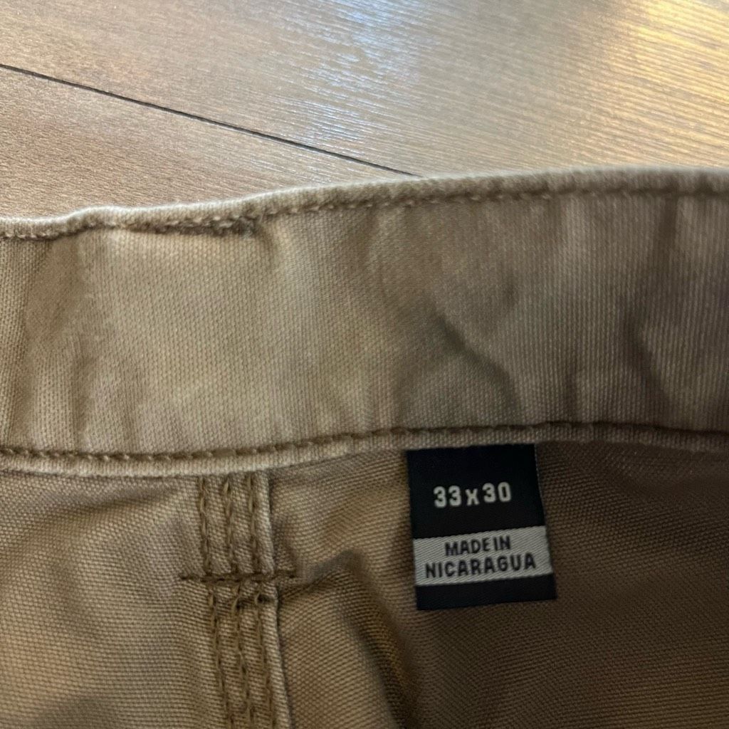 Carhartt Carhartt Dark Khaki Carpenter Cargo Pants Men 33x30 Size US 33 - 4 Thumbnail