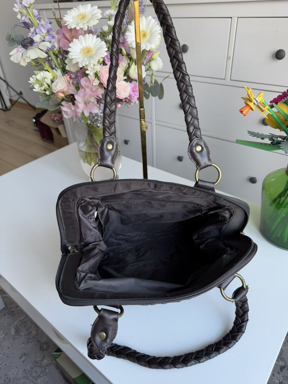 Japanese Brand VIntage y2k leather shoulder hand bag avantgarde opium retro Size ONE SIZE - 7 Thumbnail