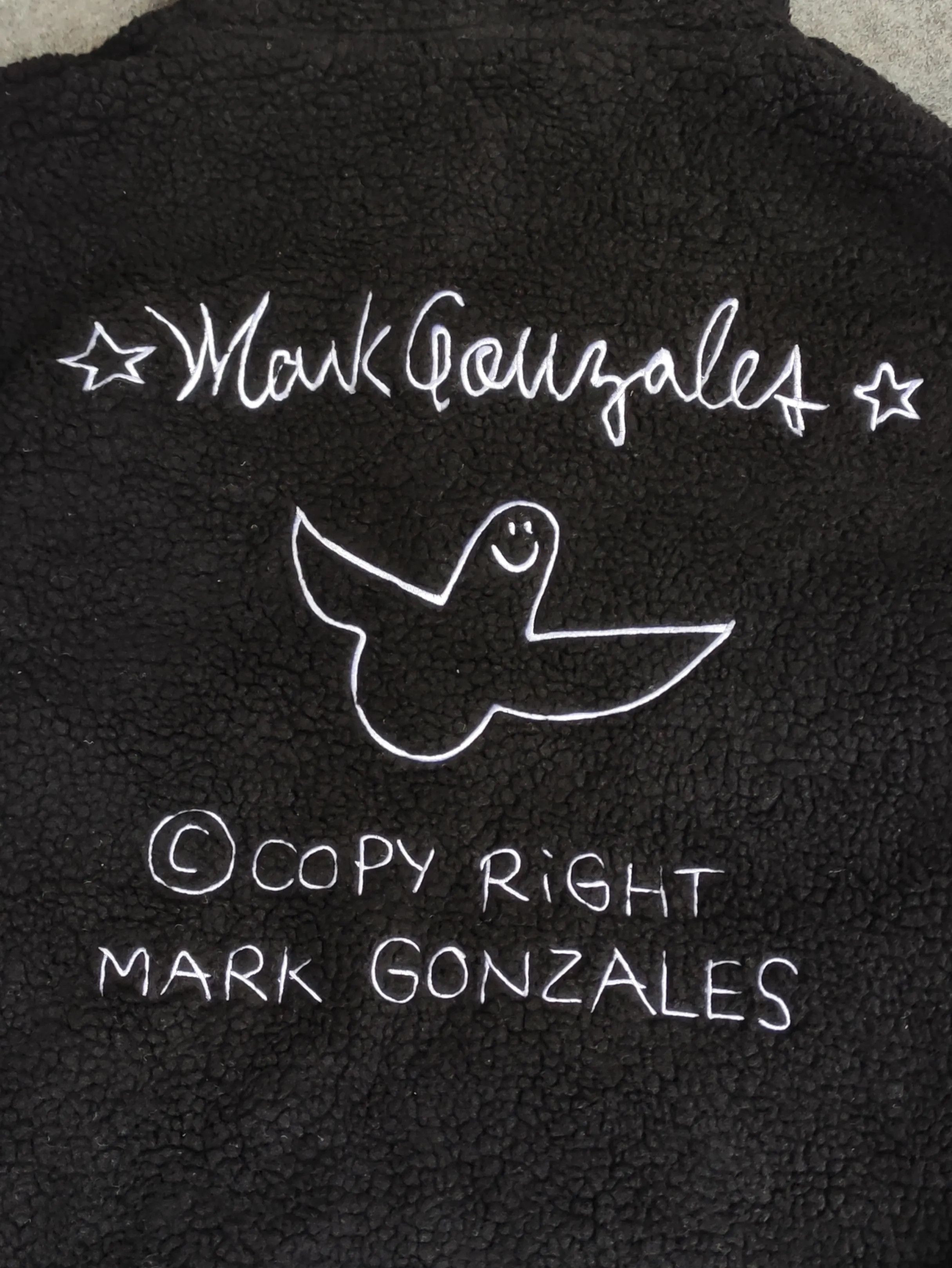 BASE CONTROL Mark Gonzales x Base Control Hoodie Zipper Baggy Sherpa Size US M / EU 48-50 / 2 - 16 Thumbnail