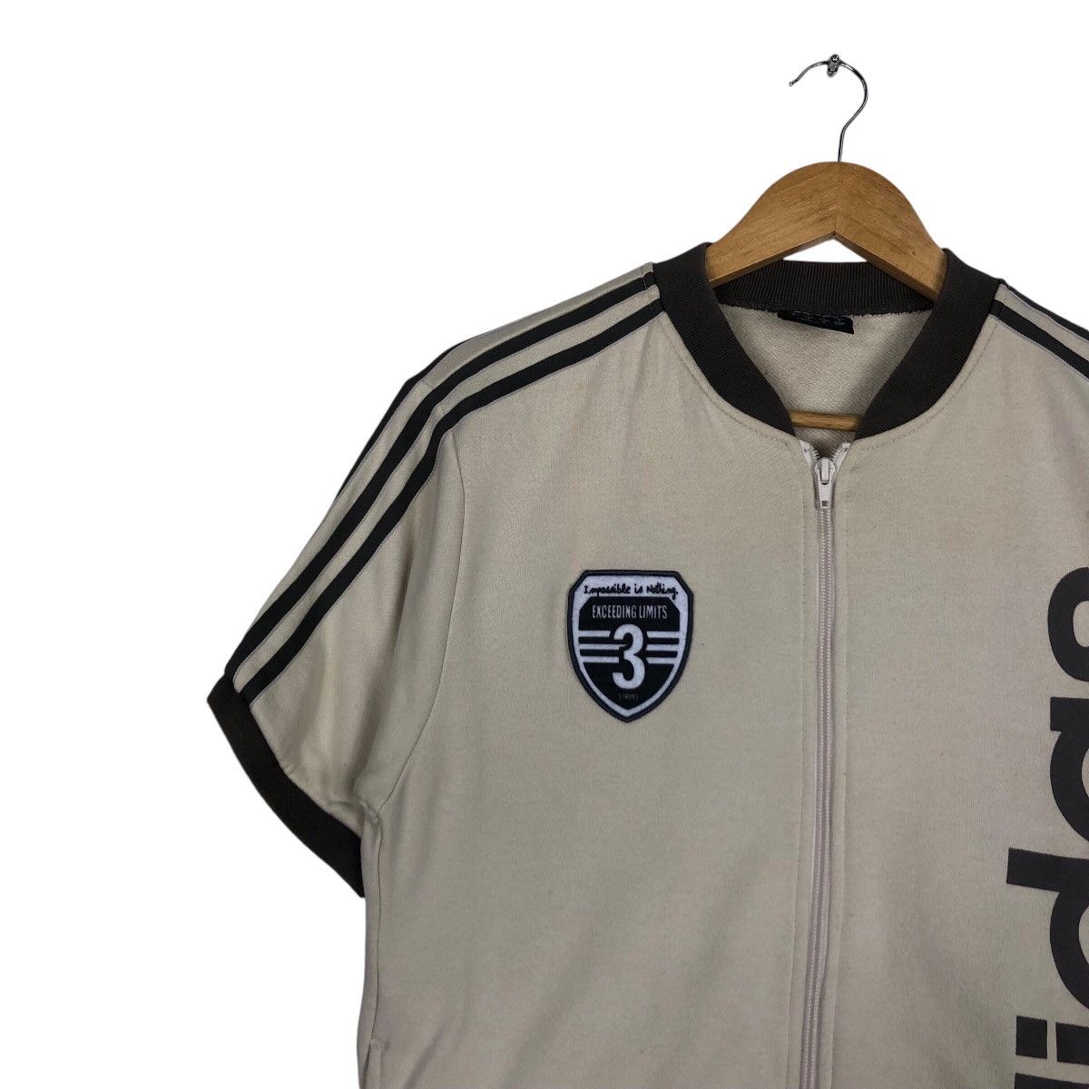 Adidas Adidas Vintage Sweater Jacket Short Sleeve Rare Size US XS / EU 42 / 0 - 6 Thumbnail